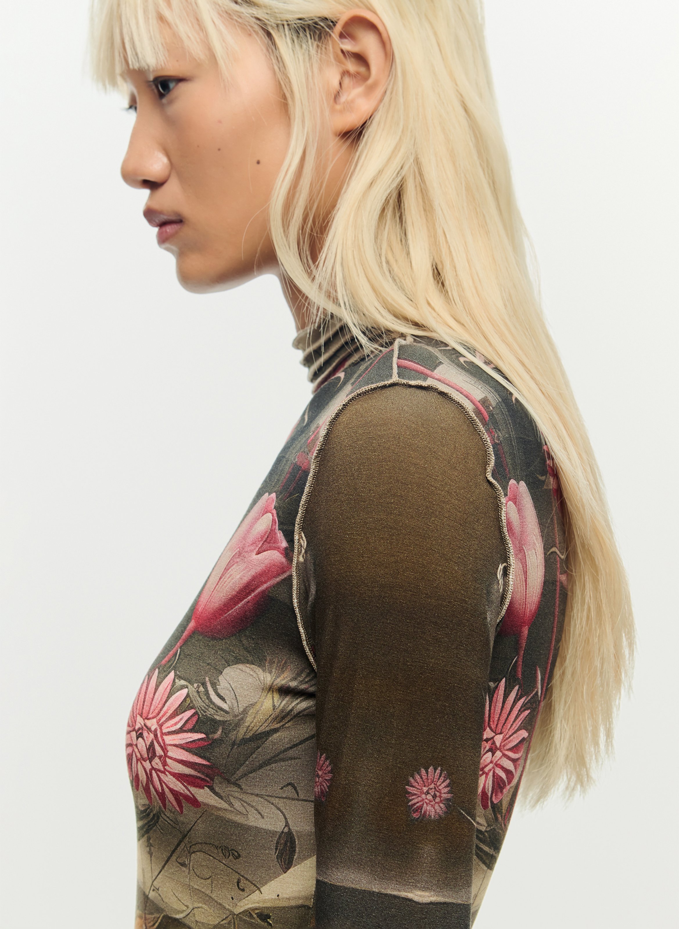 Ausgestelltes Strickkleid  DESIGUAL Schwarz