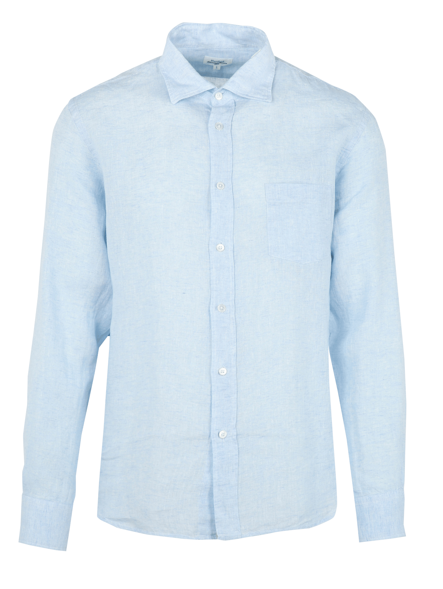 Chemise col classique en lin HARTFORD