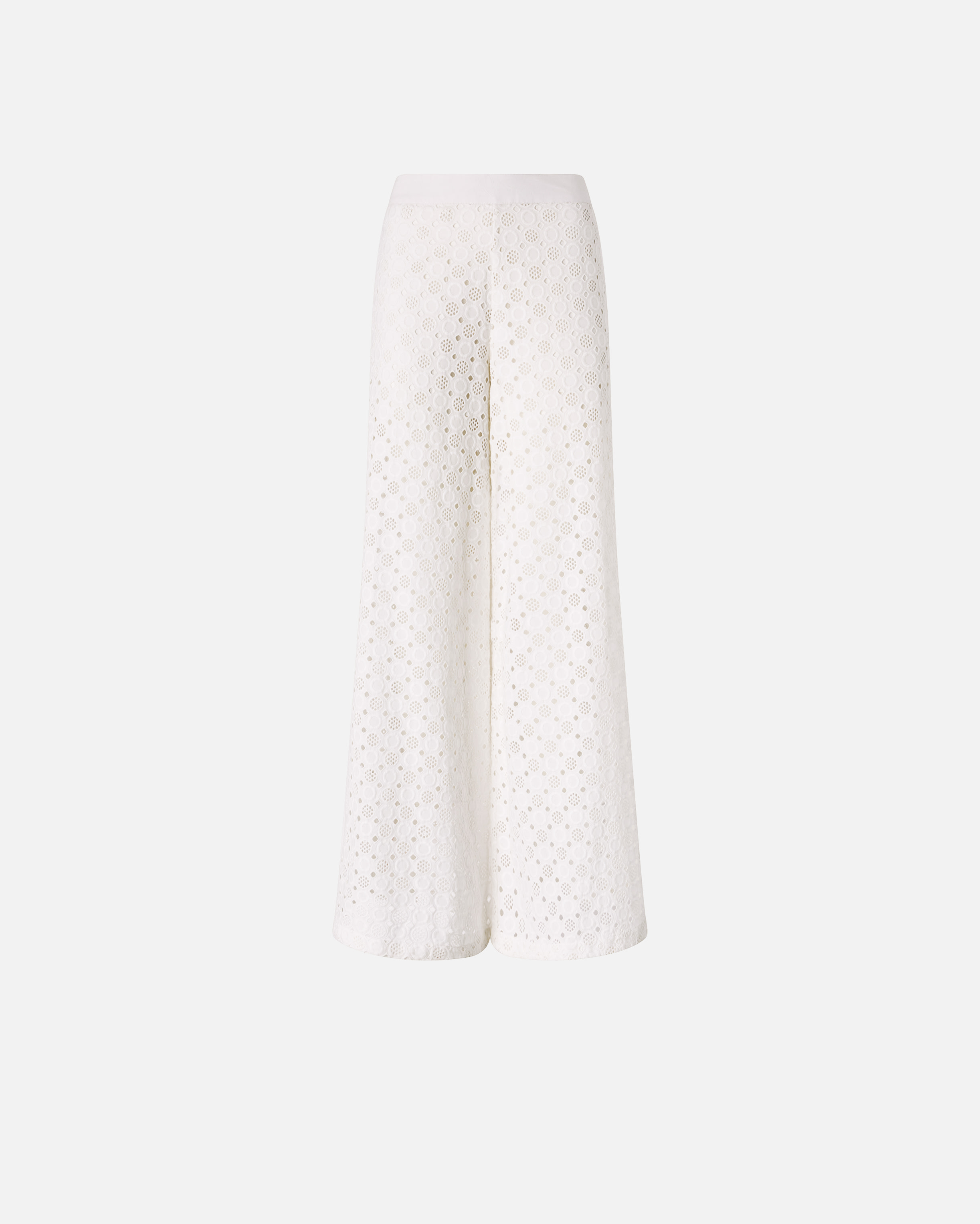 Pantalon à motif ajouré PINKO Blanc