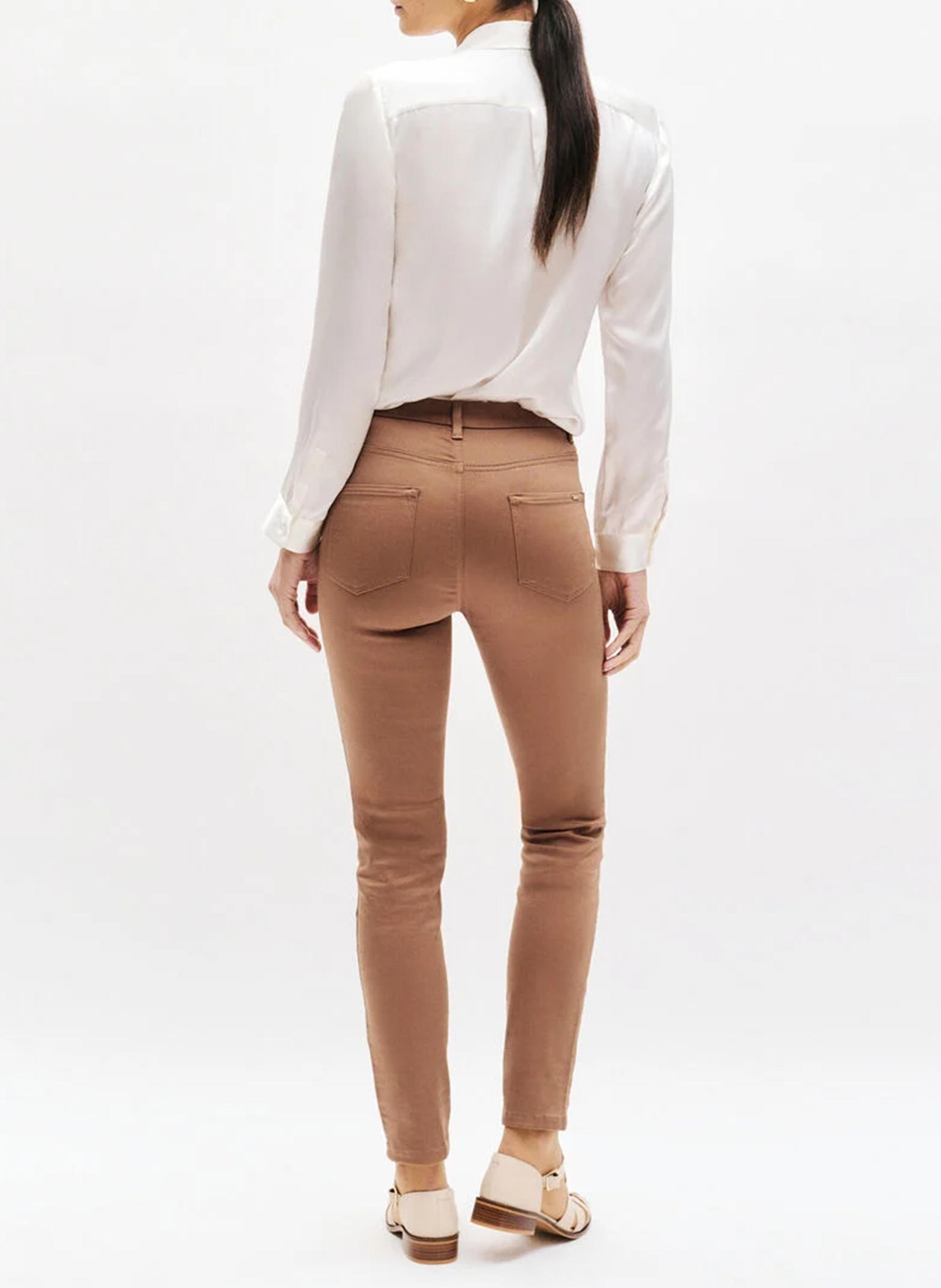 Slim-Fit-Hose aus Baumwoll-Mix CAROLL Braun