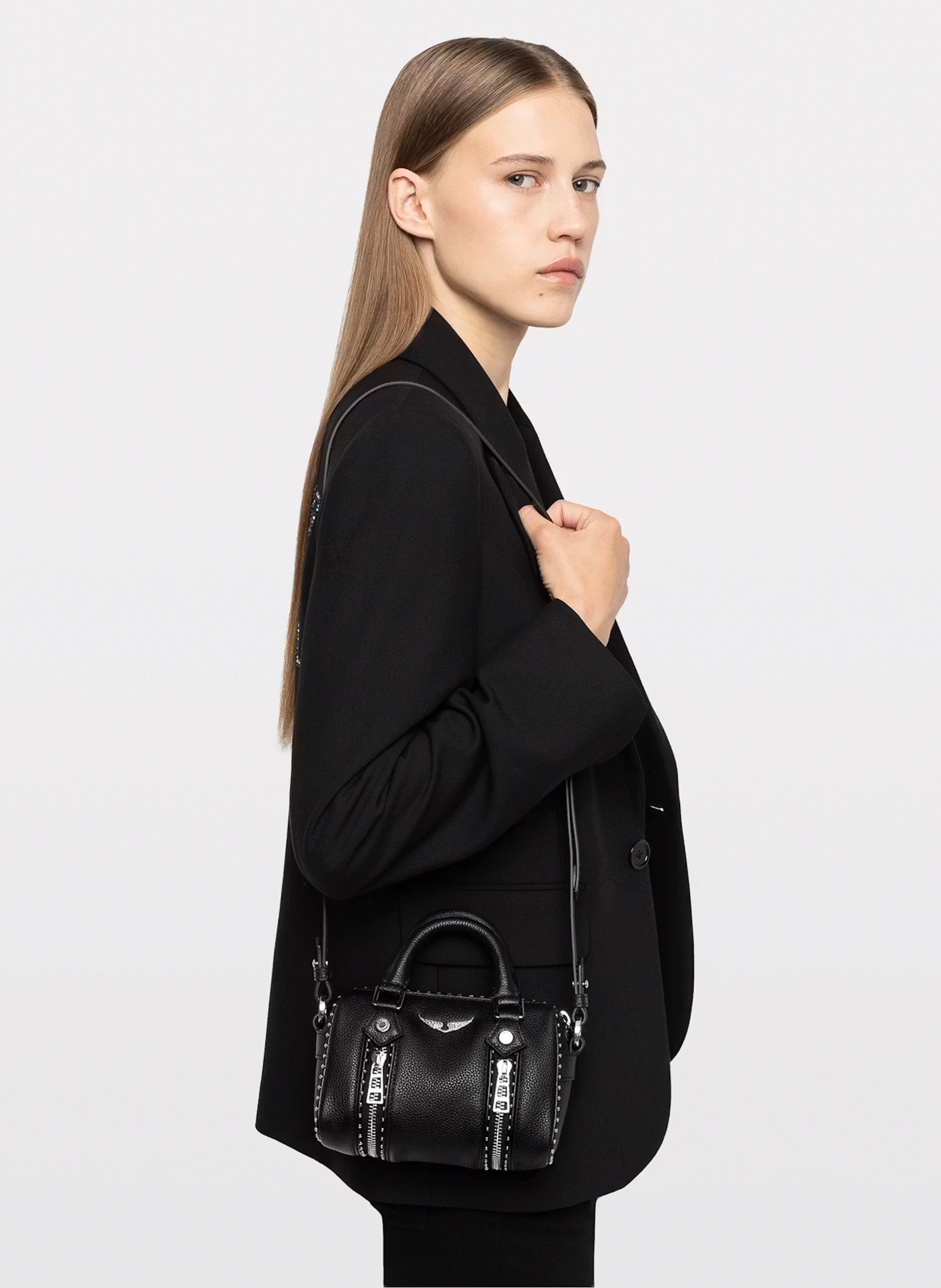 Leather handbag ZADIG&VOLTAIRE Black