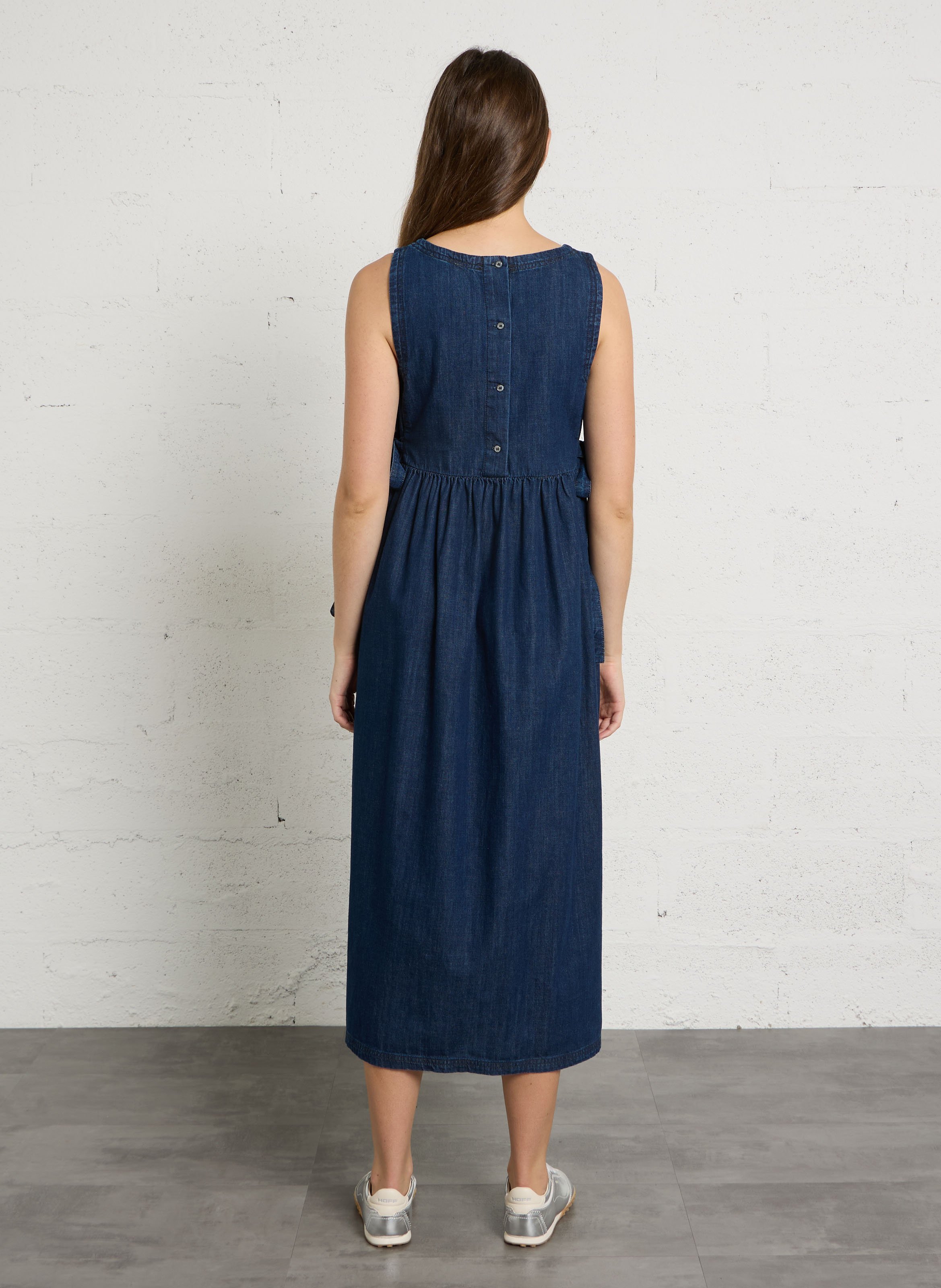 Denim midi dress MAX MARA WEEK END Blue