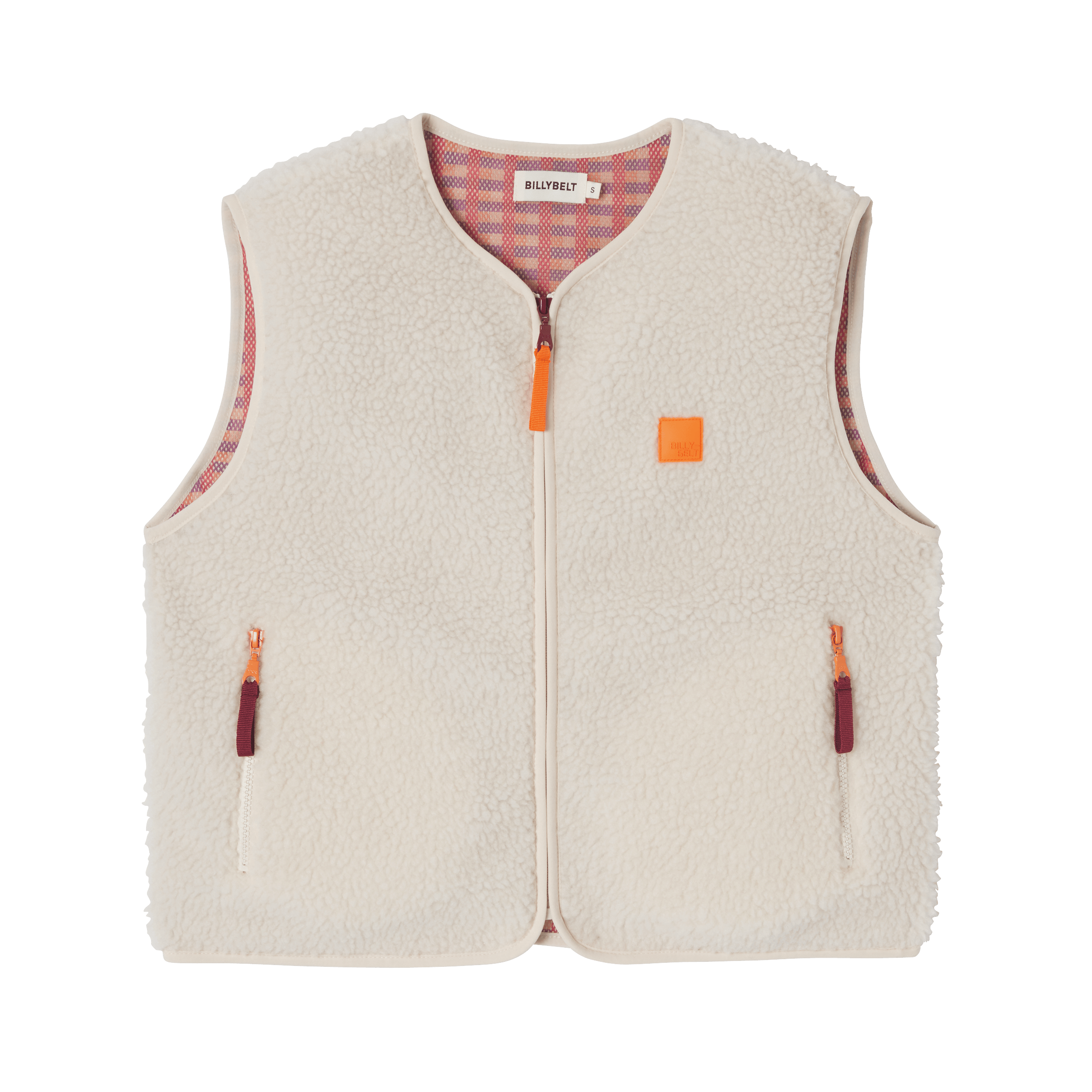 Sleeveless Sherpa Zip-Up Vest BILLYBELT
