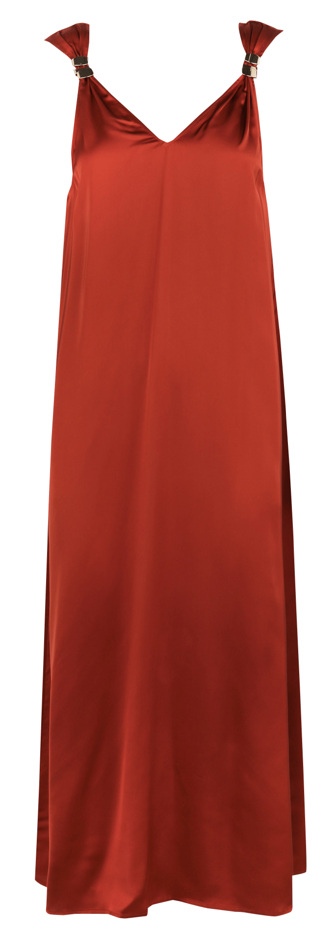 Lange jurk MAISON 123 Rood
