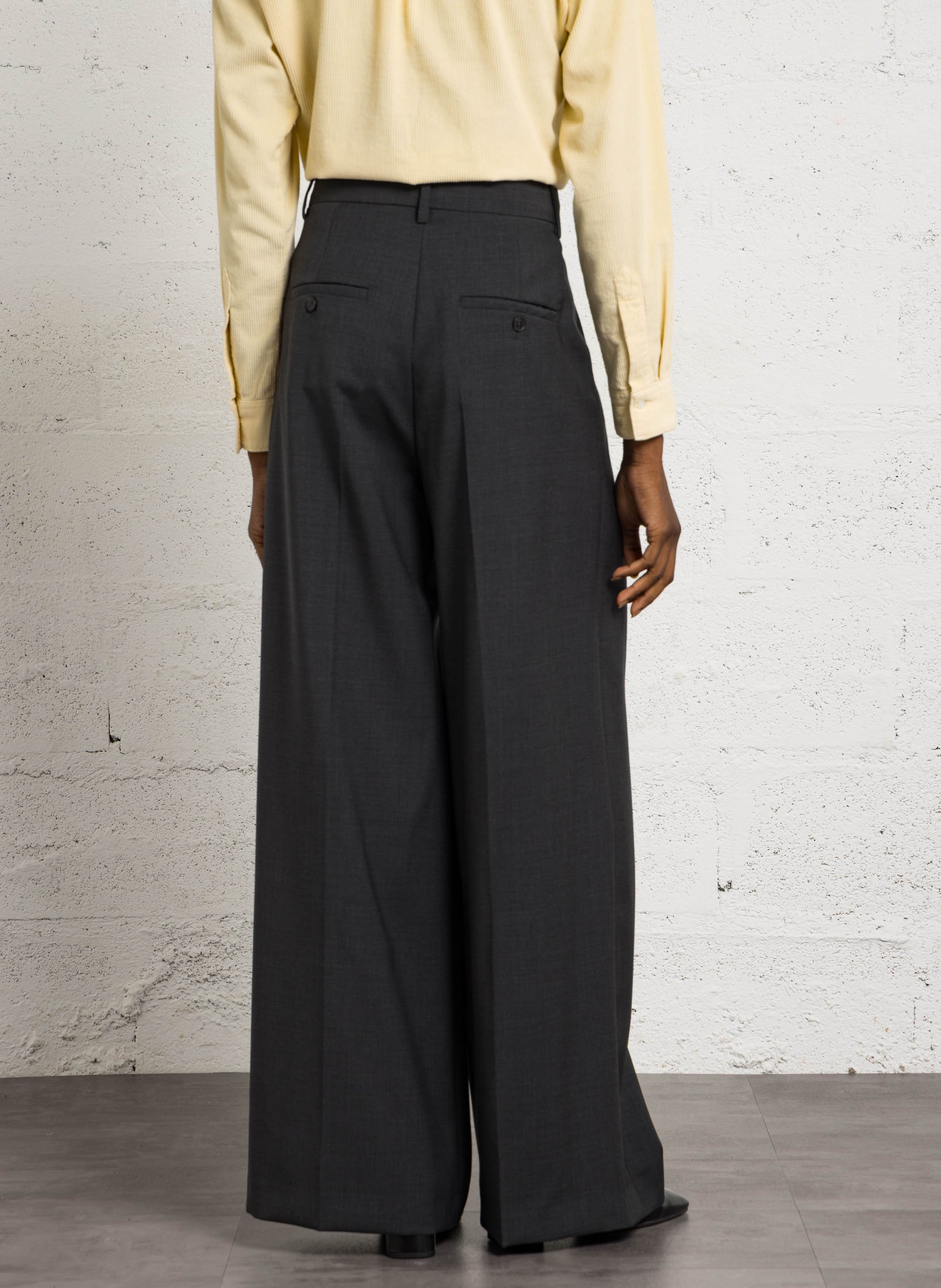 Pantalon kostuum in wol MAX MARA WEEK END Zwart