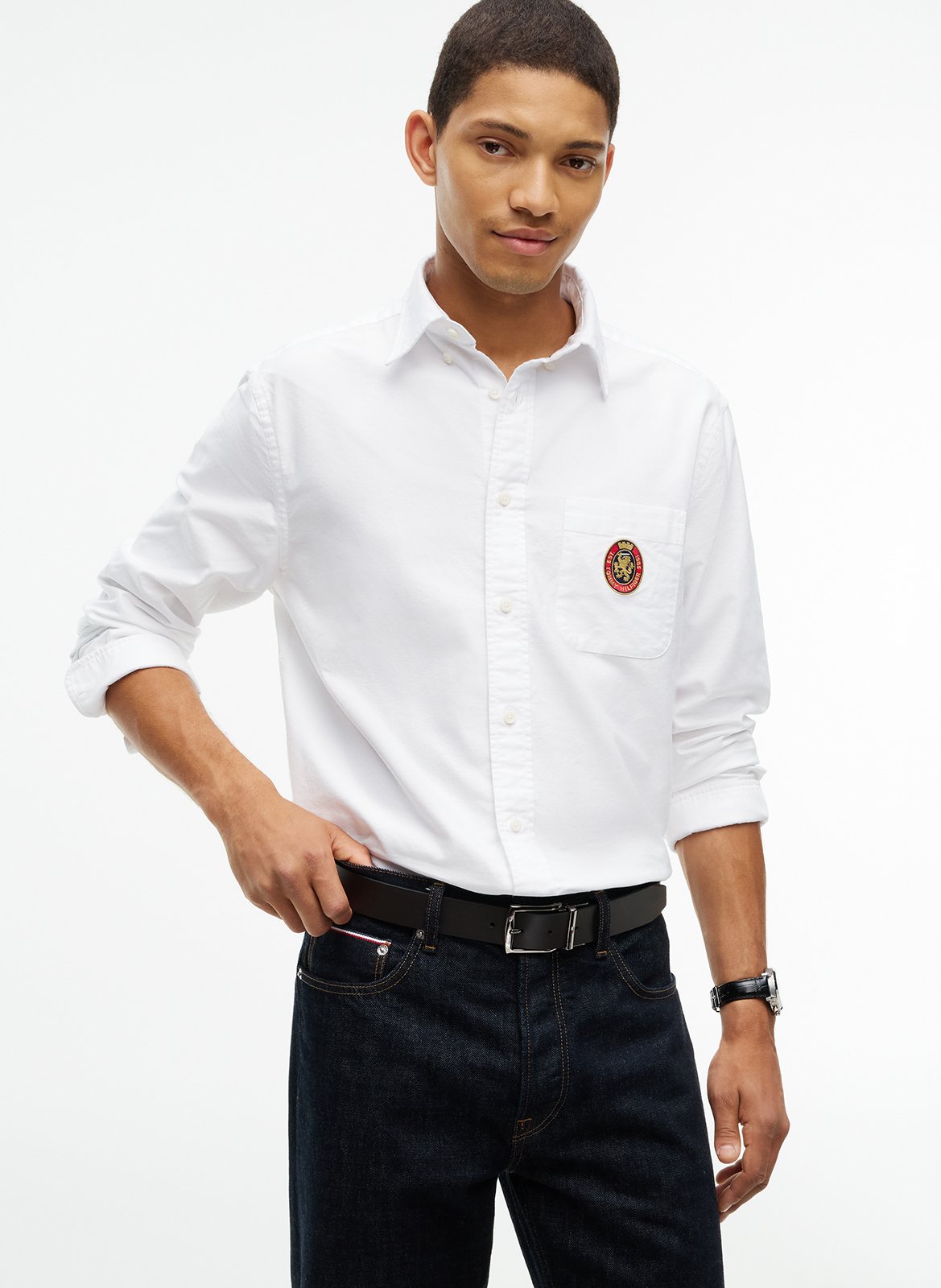 Wendeg&uuml;rtel aus Leder TOMMY HILFIGER Braun