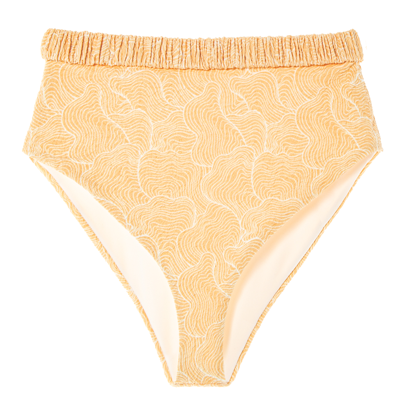 Bas de maillot de bain taille haute  UNDRESS CODE Jaune