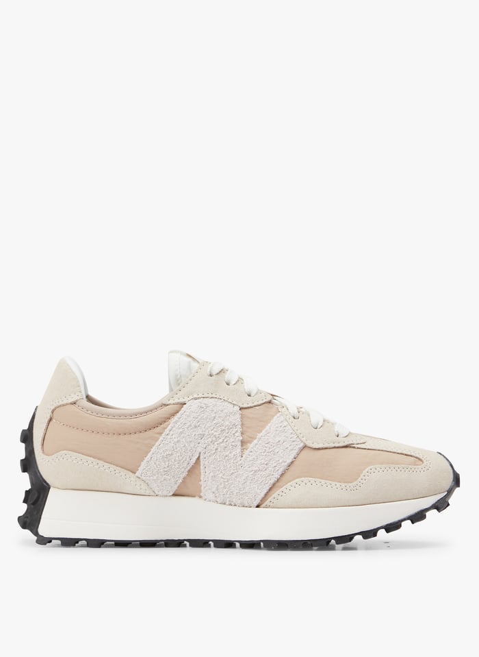New balance leather sales trainers
