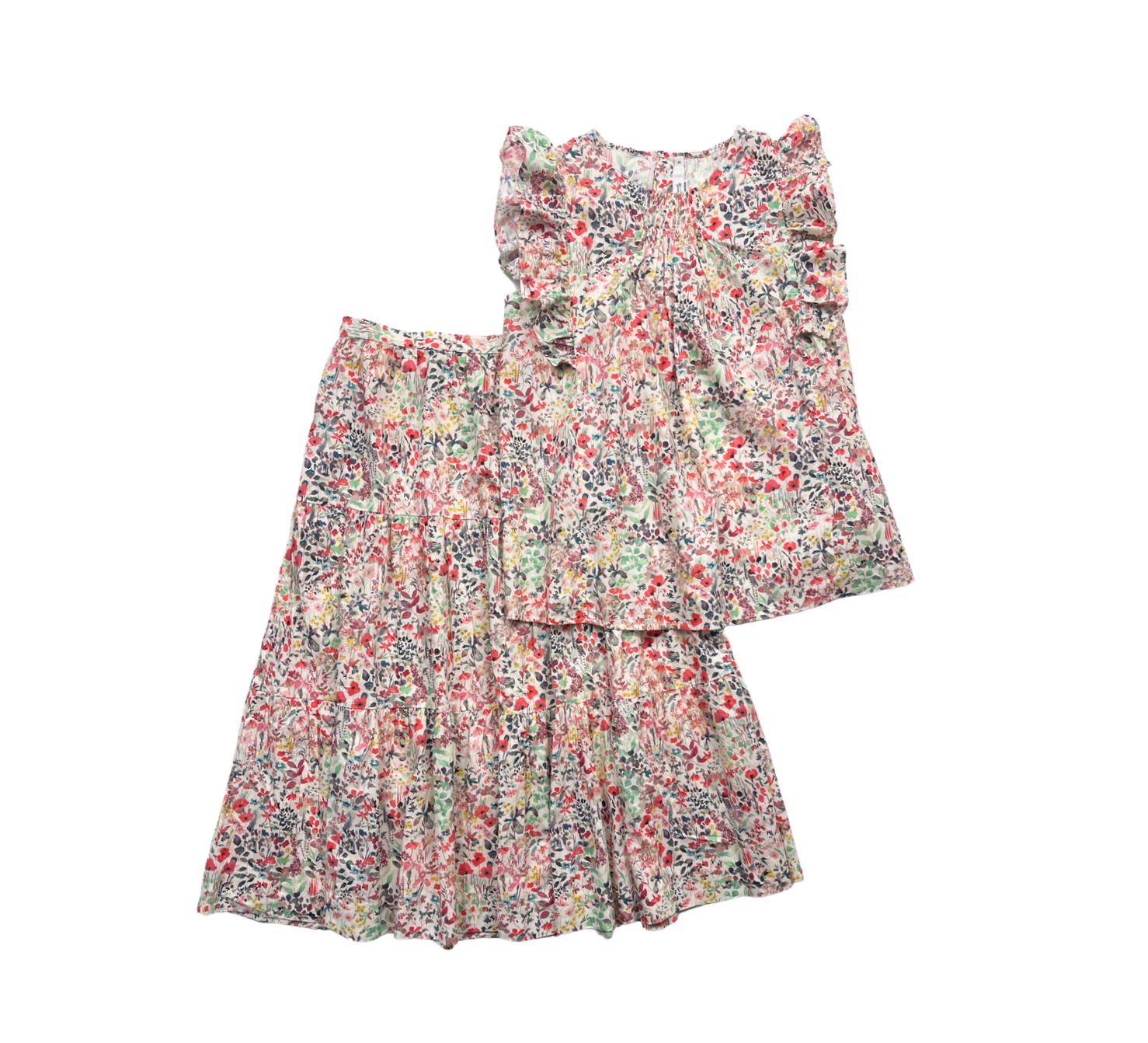 Jupe Rayée Bonpoint Pour Fille 4 Ans - 100% Coton, Style évasé, En Excellent état