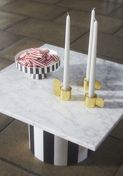 Stoneware plate OYOY LIVING DESIGN White