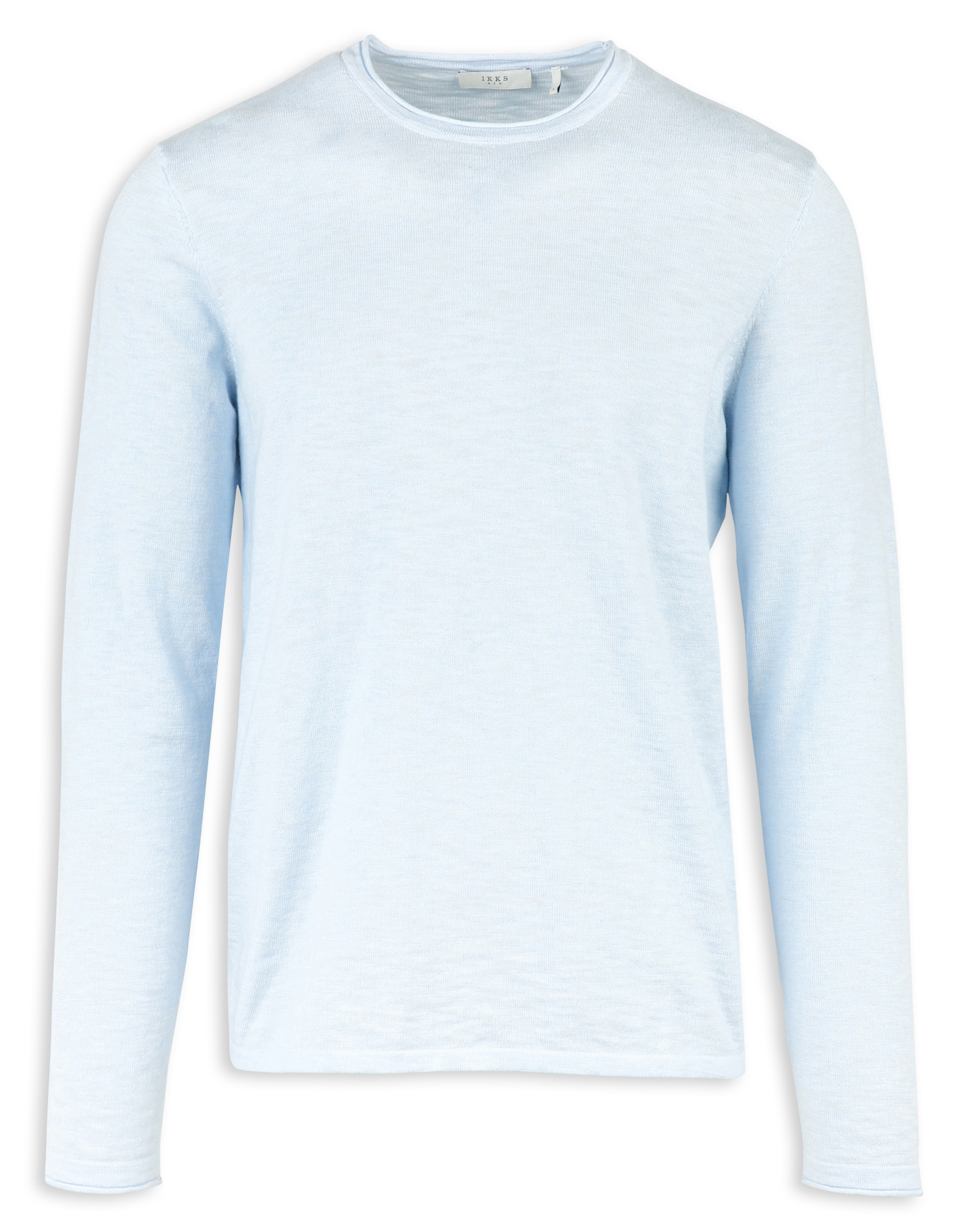 Straight cotton sweater Blue