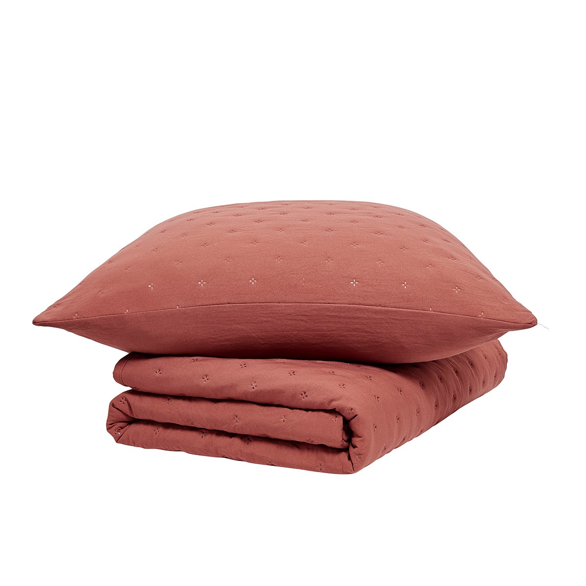 Boutis bedspread TODAY LINGE DE MAISON Red