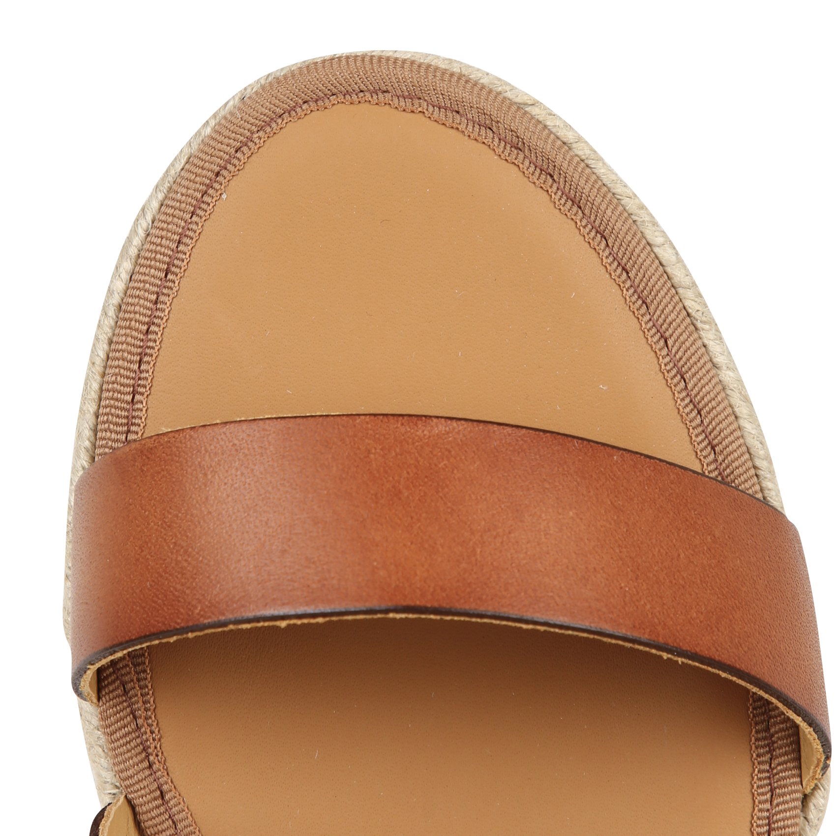 Espadrilles van leer MON SOULIER Bruin