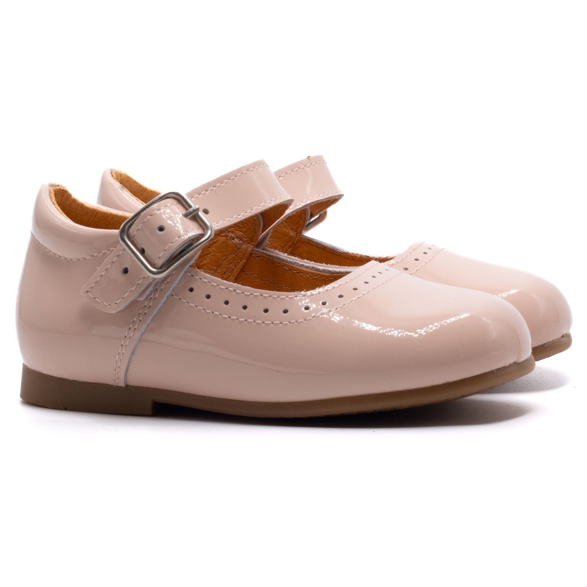 Patent leather baby girl shoes Boni & Sidonie Pink