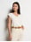 Plain V-neck T-shirt VILA