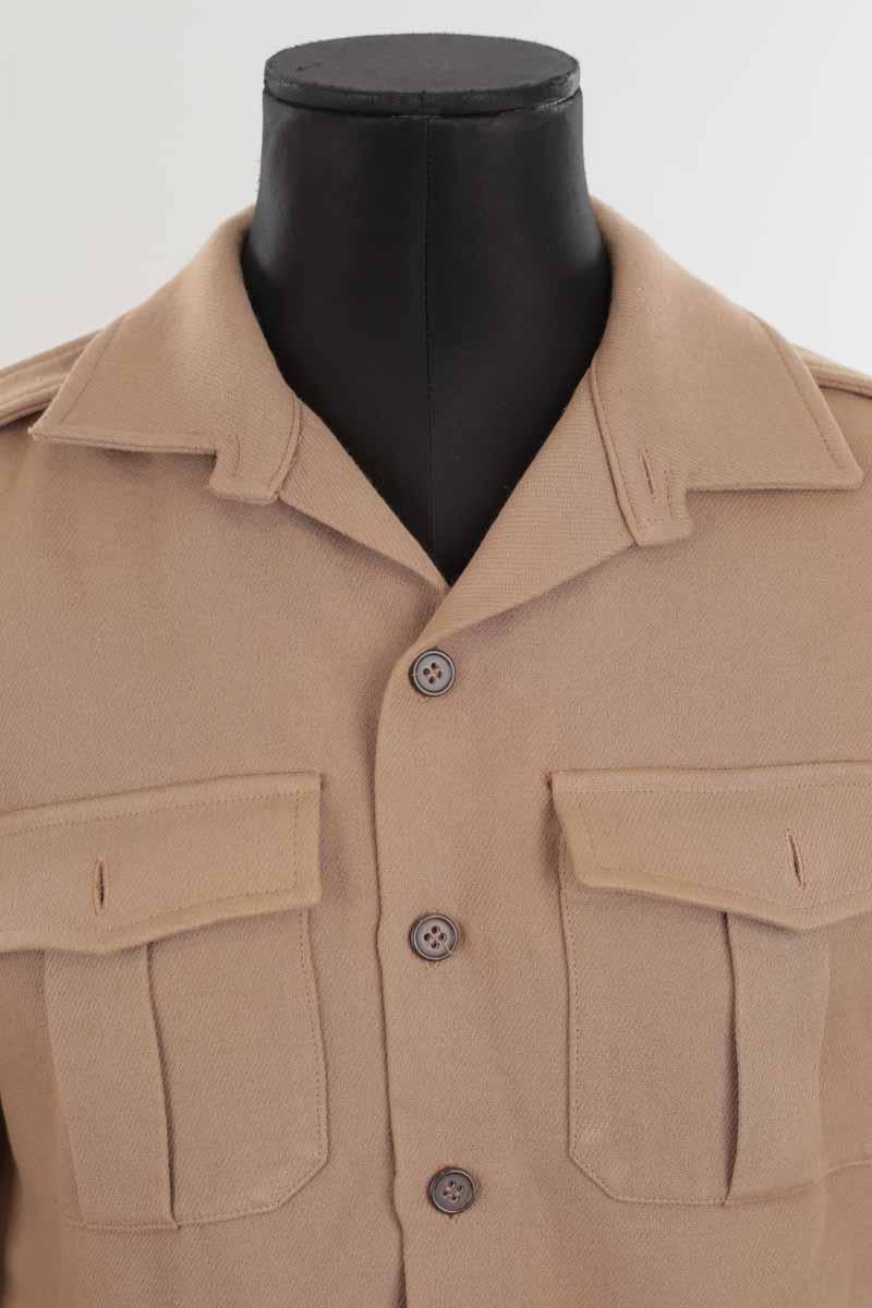 Voile and crochet dress LAURENCE BRAS - Seconde Main Beige