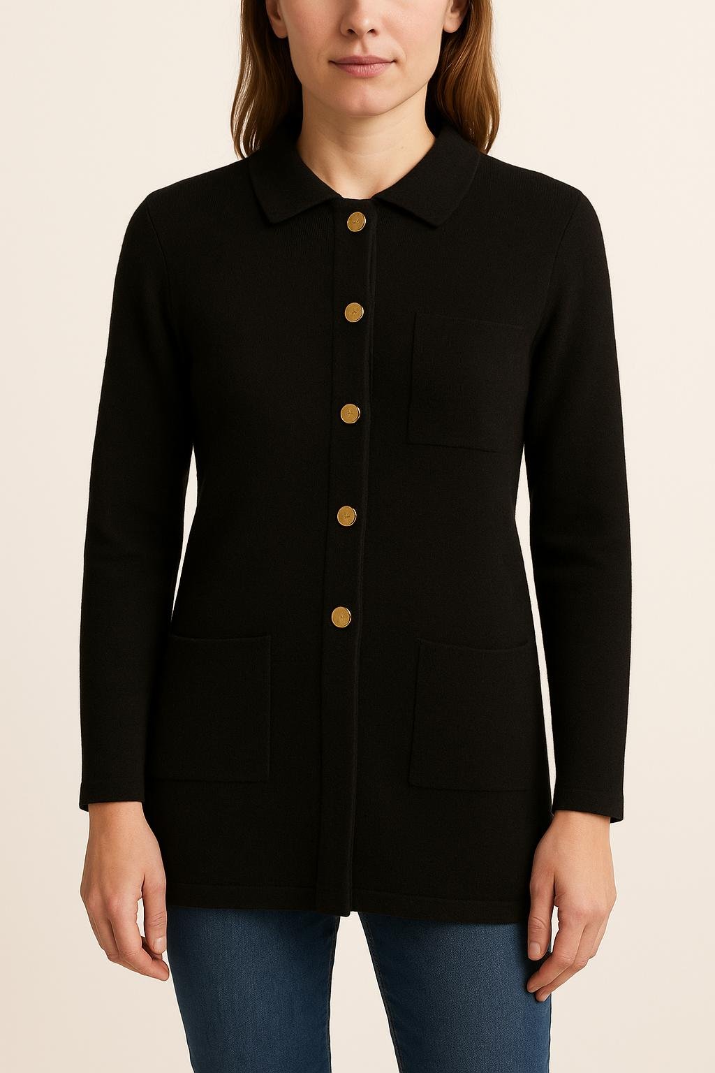 Cardigan SAINT JAMES - Seconde Main Black