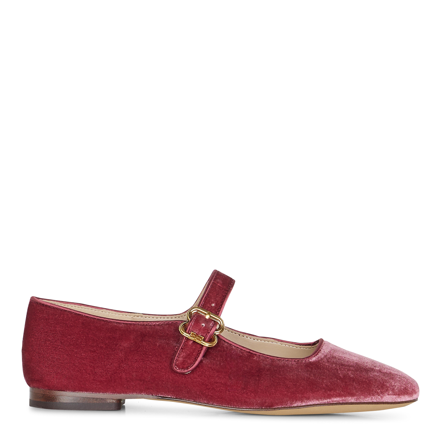 Velvet ballet flats SAM EDELMAN Pink
