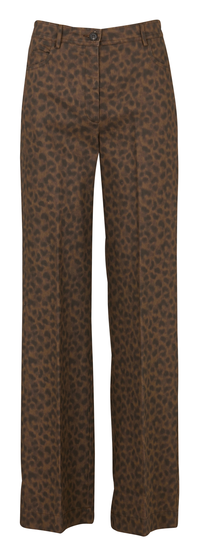 Pantalon large en cotin mélangé HARTFORD Multicolore