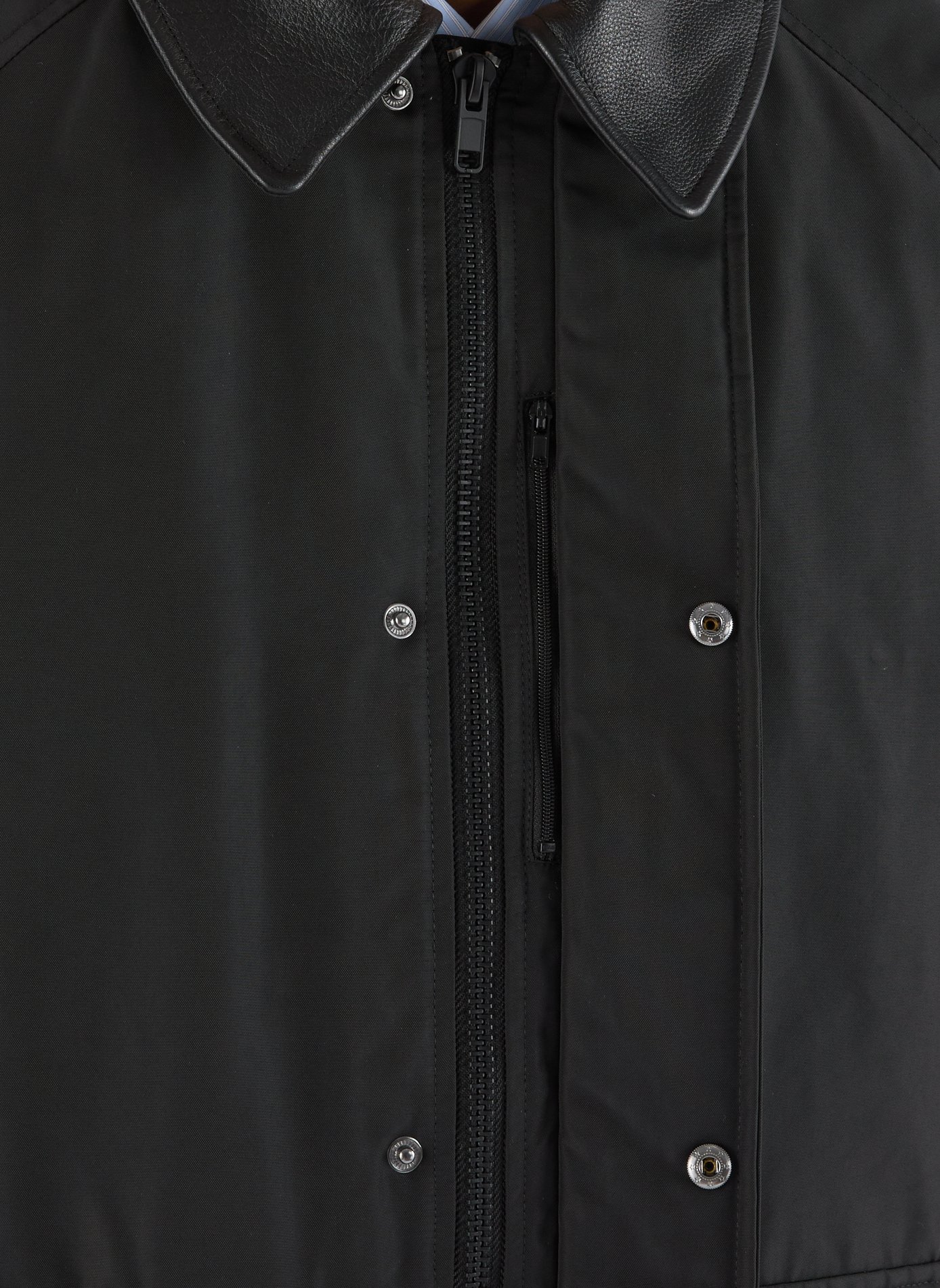 Straight-cut jacket with classic collar SAISON 1865 Black