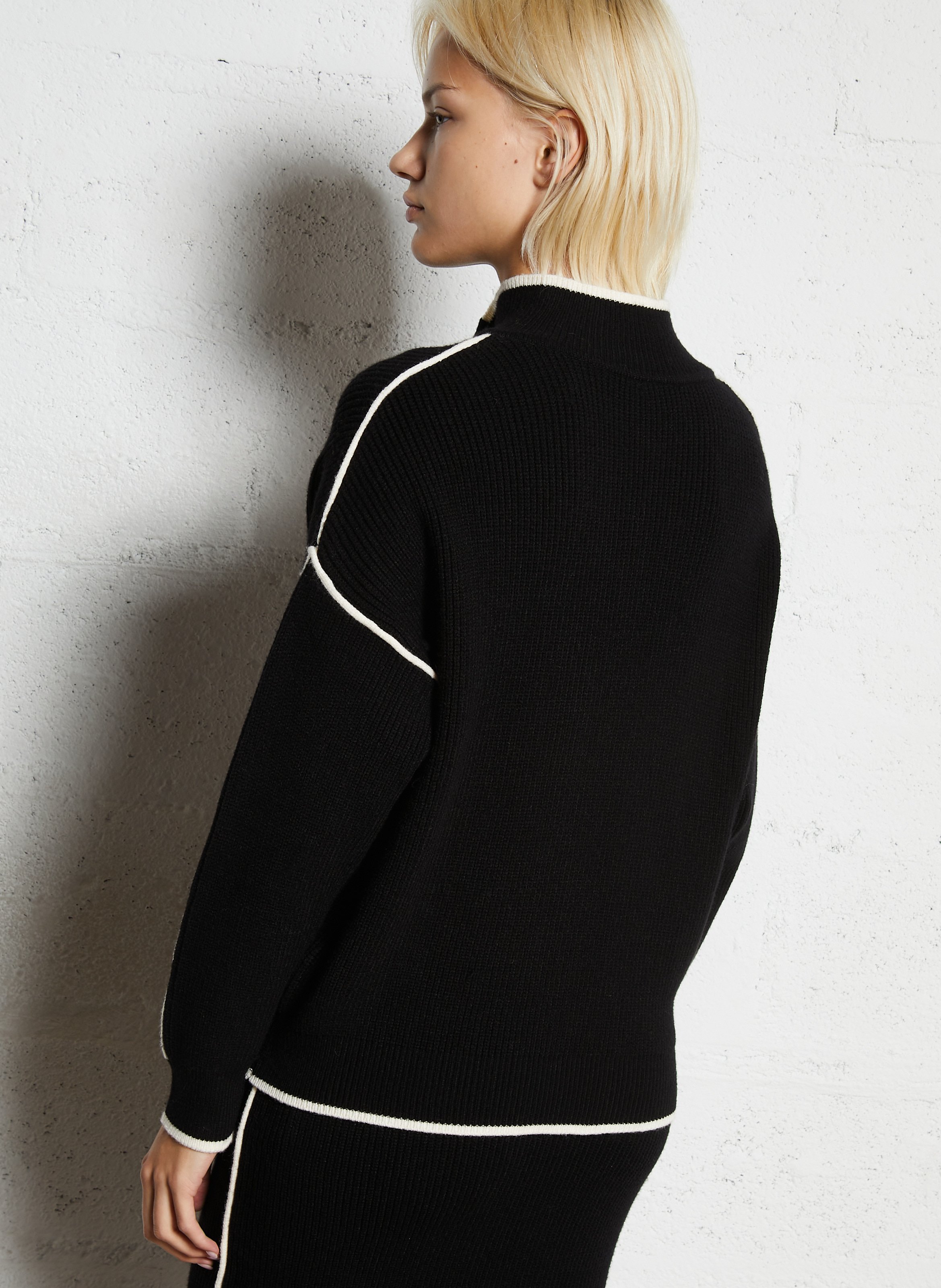Pull col camionneur I CODE Noir