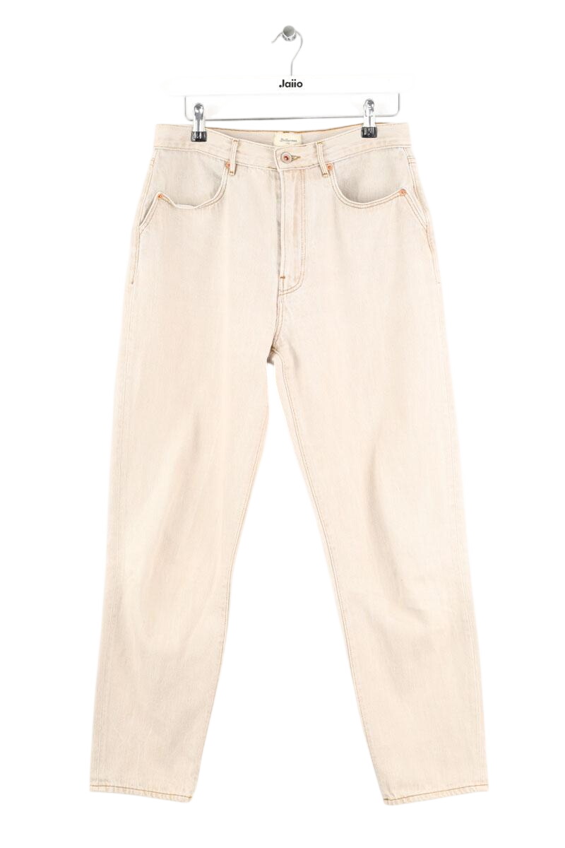 - Straight-leg jeans
- 5 pockets
- Straight cut
- Faded effect BELLEROSE - Seconde Main Beige