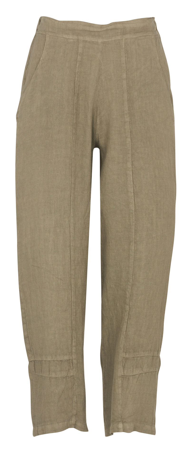 Pantalon large en lin HUMILITY Vert