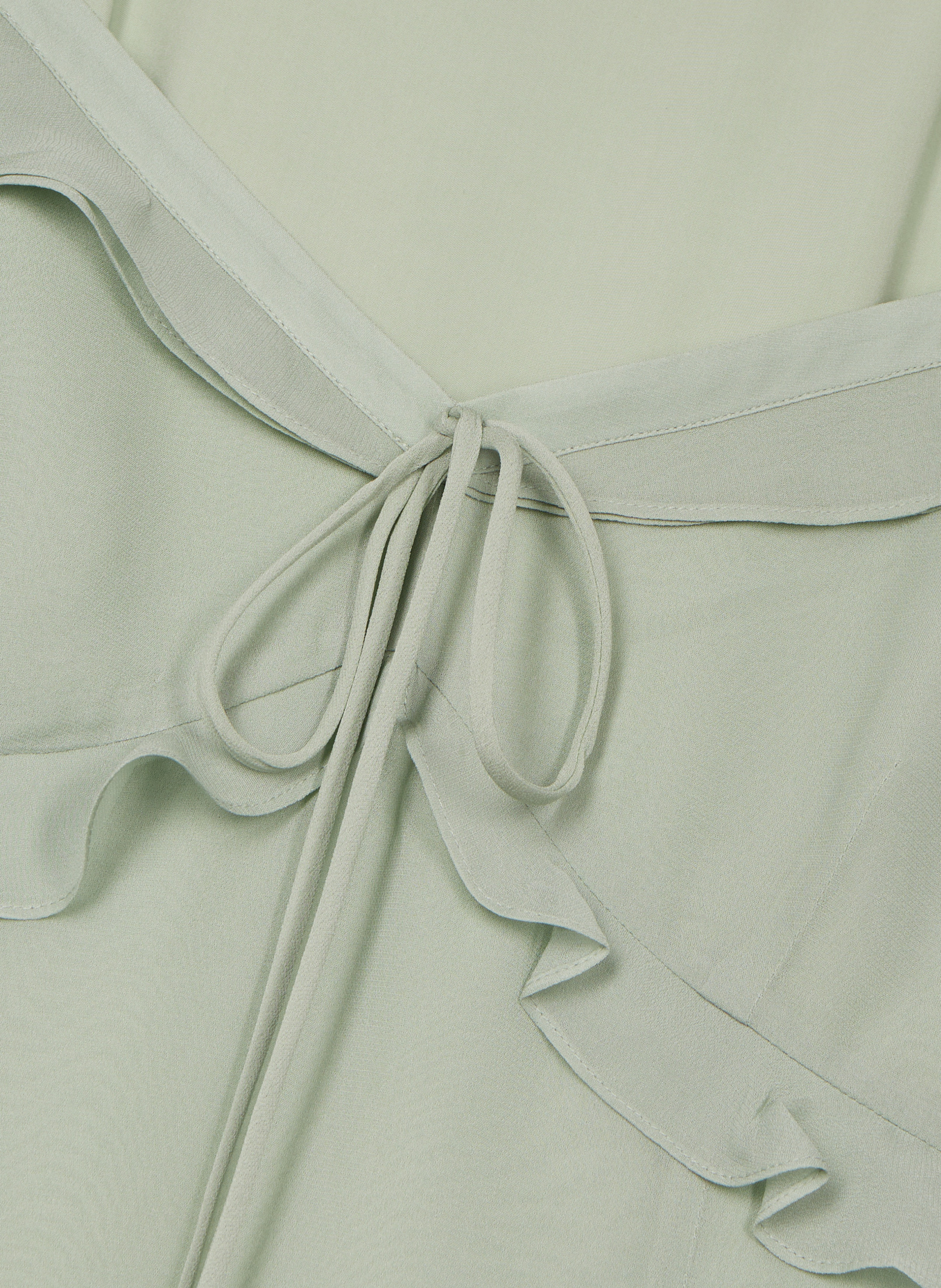 Robe longue volantée THE KOOPLES Vert