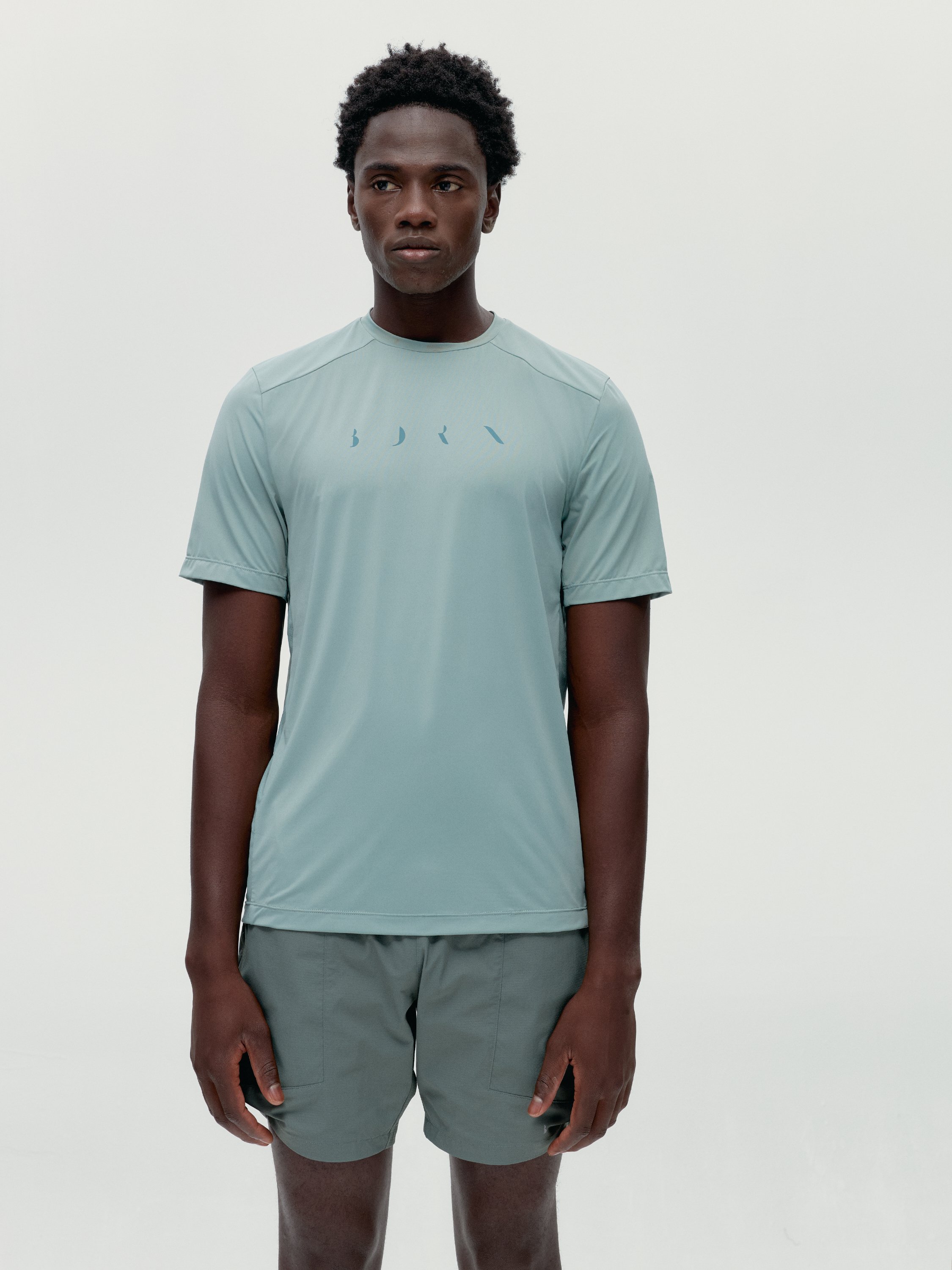 Short-sleeve performance sports t-shirt VOLTA 2.0 BORN Green