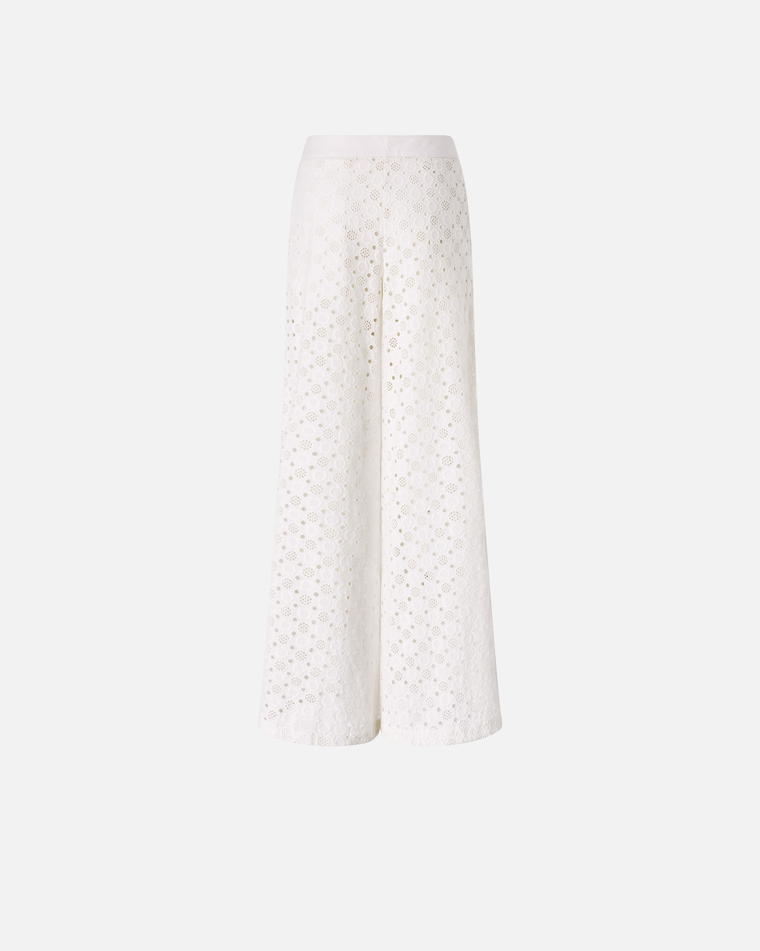 Pantalon à motif ajouré PINKO Blanc