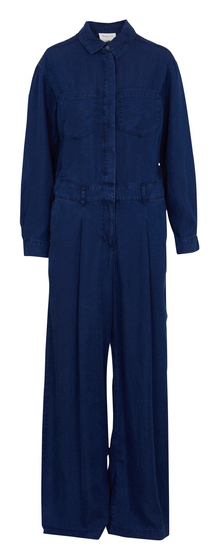 Jumpsuit met klassieke kraag MAISON 123 Blauw
