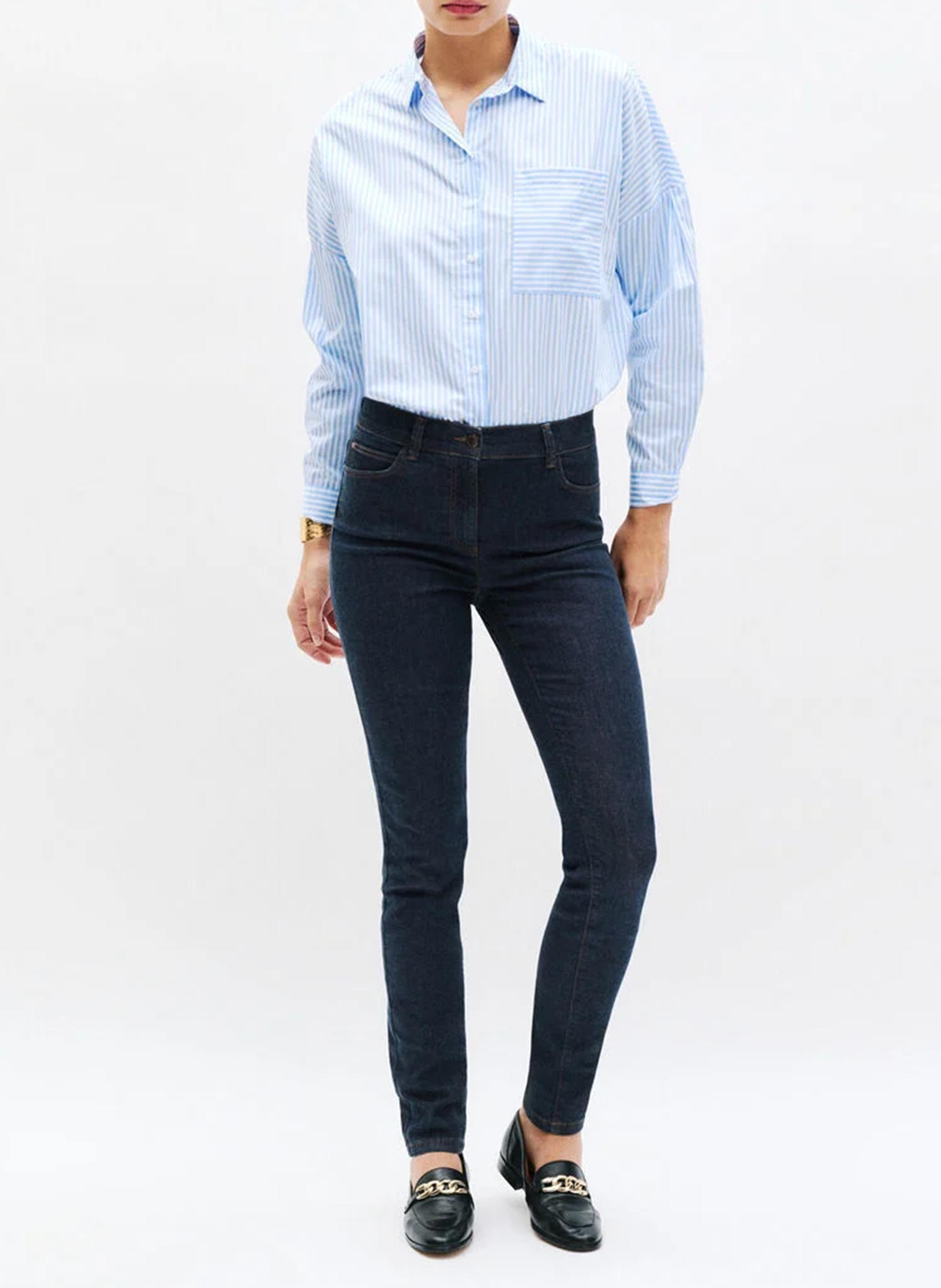 Jean slim CAROLL Bleu