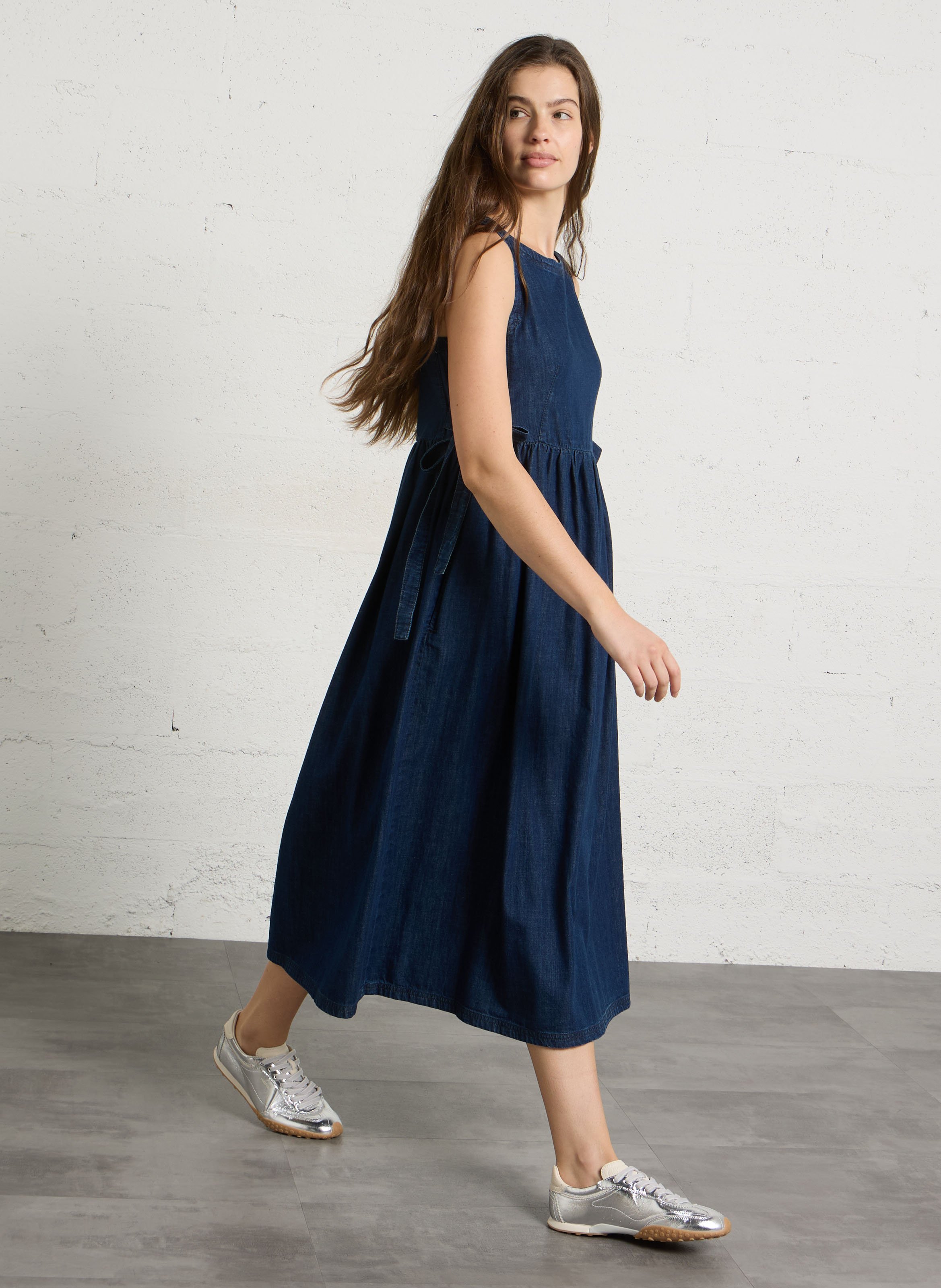 Denim midi dress MAX MARA WEEK END Blue