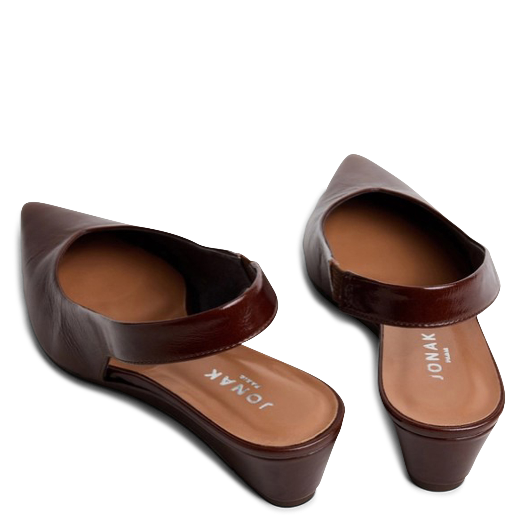 Leather pumps JONAK Brown
