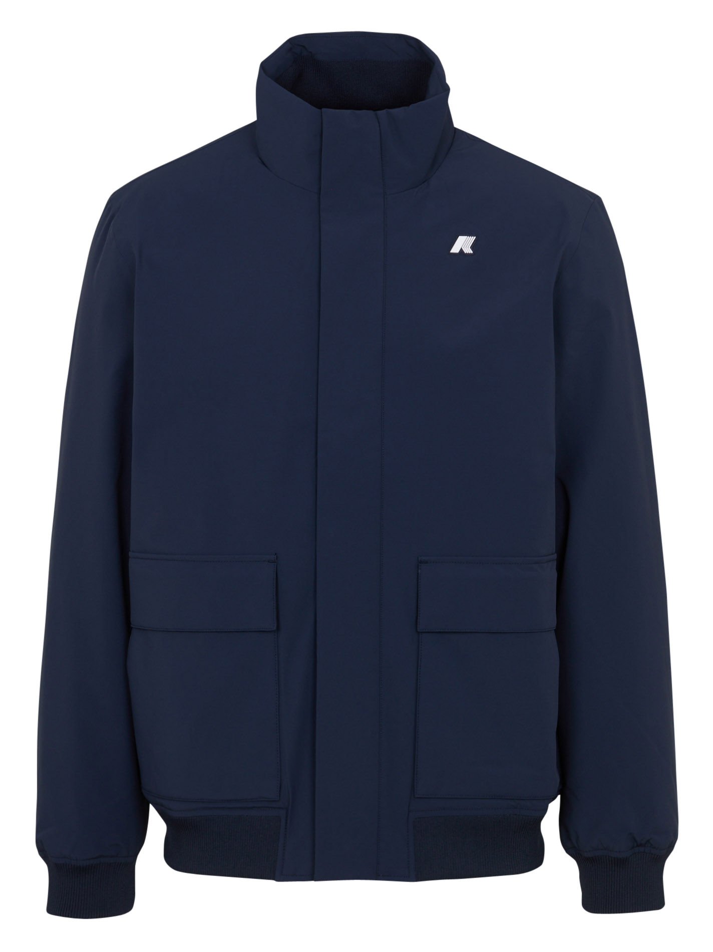 Veste droite col montant K-WAY Bleu