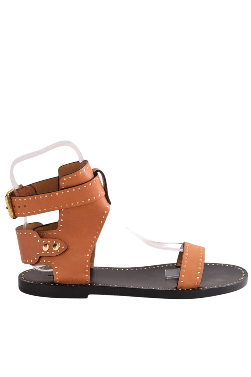Faux leather sandals ISABEL MARANT - Seconde Main Brown
