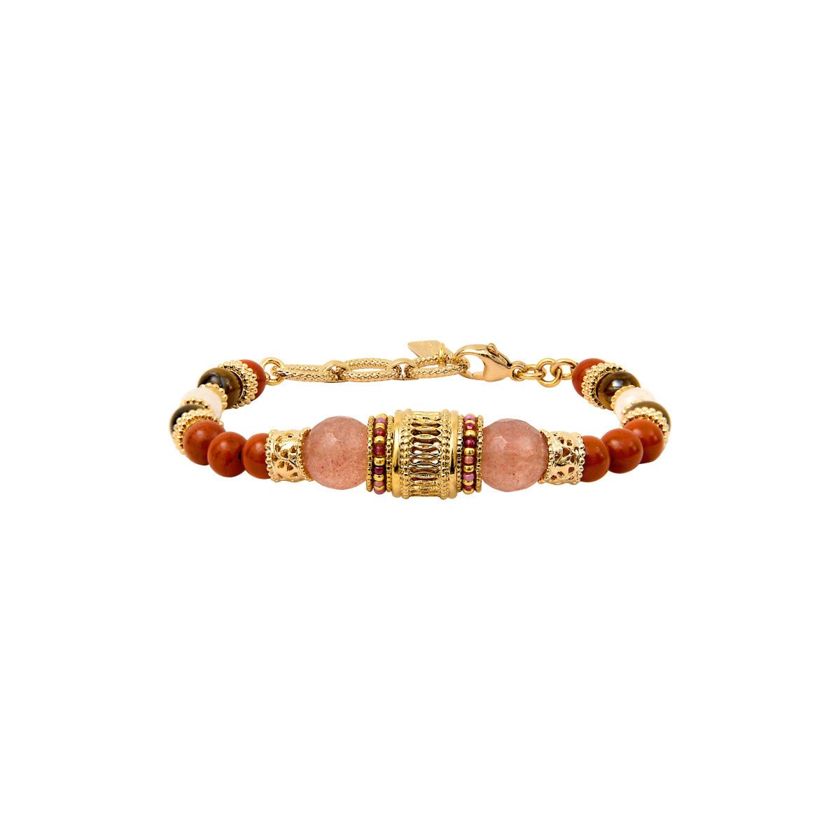 Adjustable flexible bracelet SATELLITE PARIS Pink