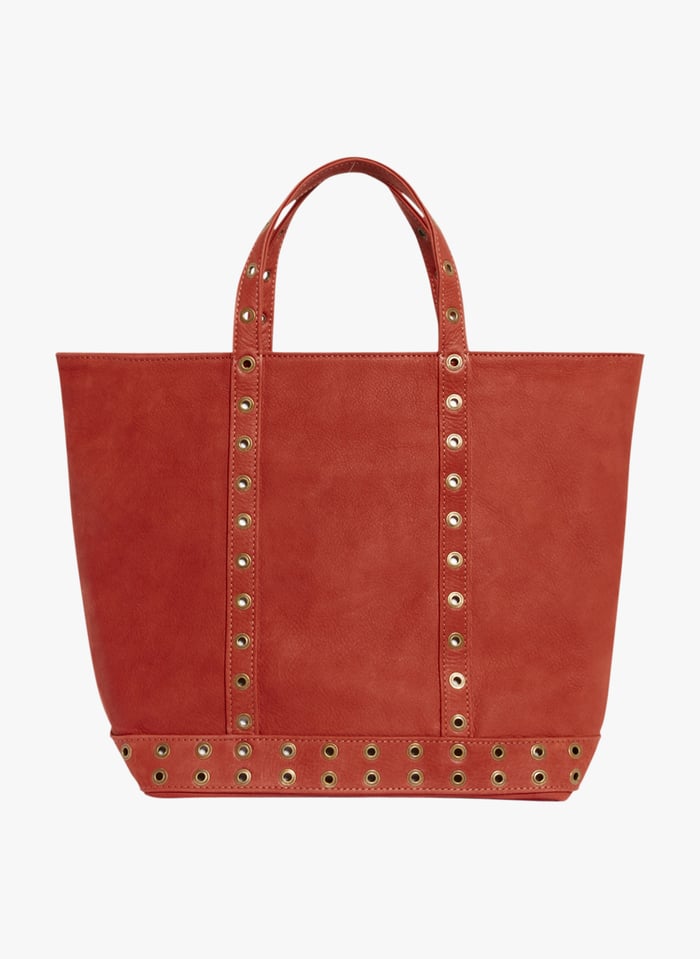 Nubuck Leather Tote Bag Rouille Vanessa Bruno Women Place des