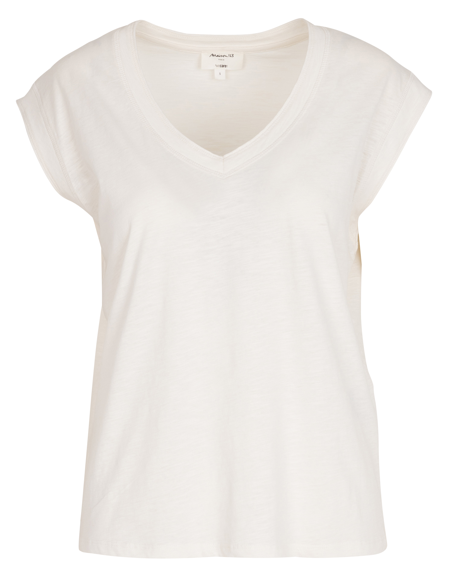 Débardeur chiné en coton MAISON 123 Beige