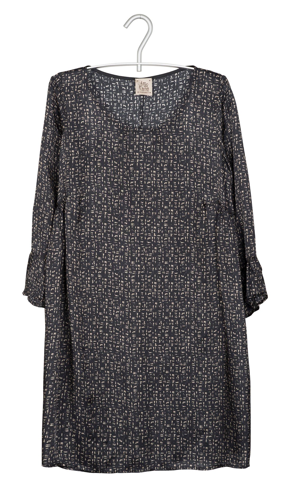 Printed dress ATTIC AND BARN Black