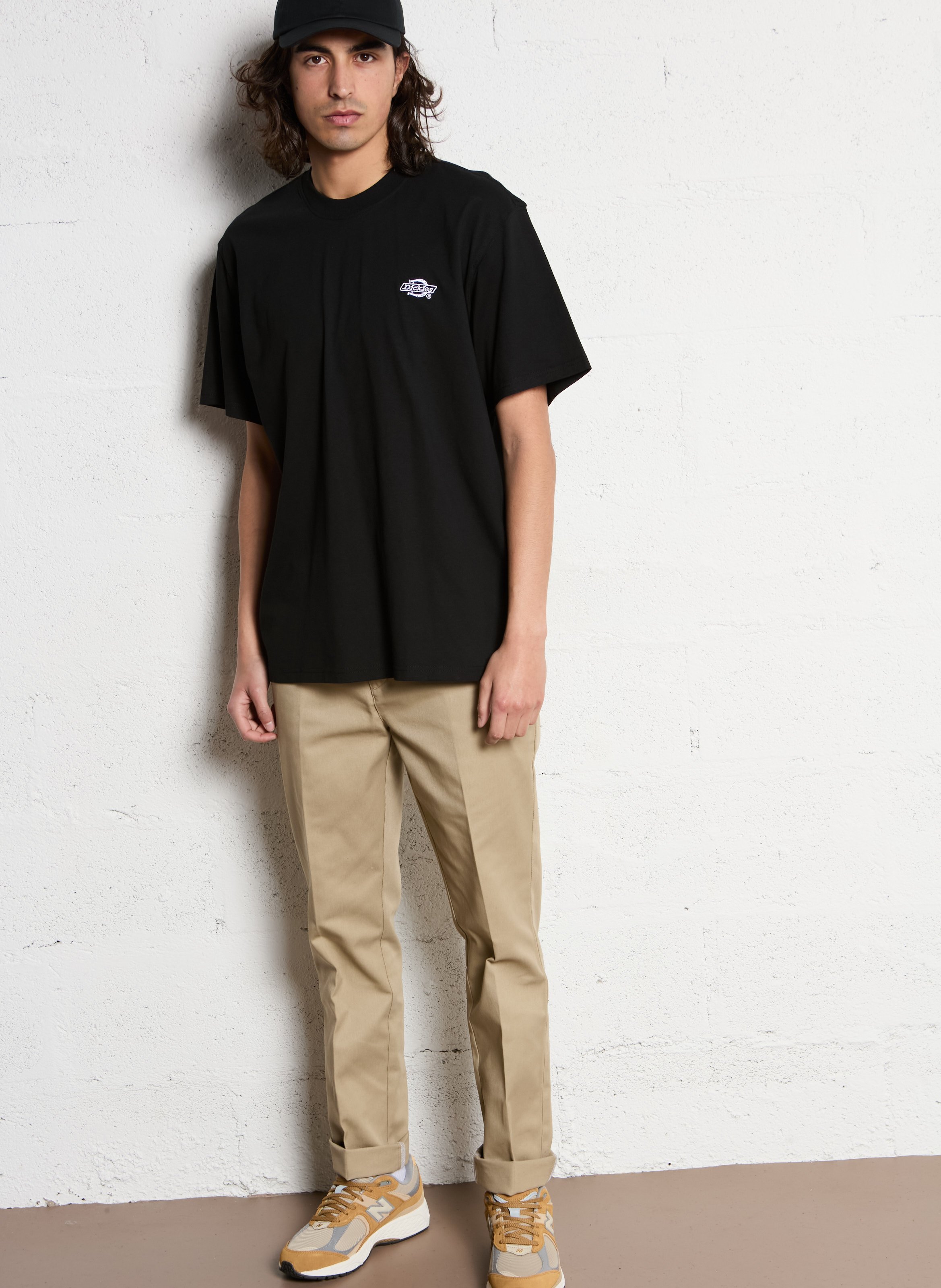 Camiliday round-neck sleeveless cotton top DICKIES Black