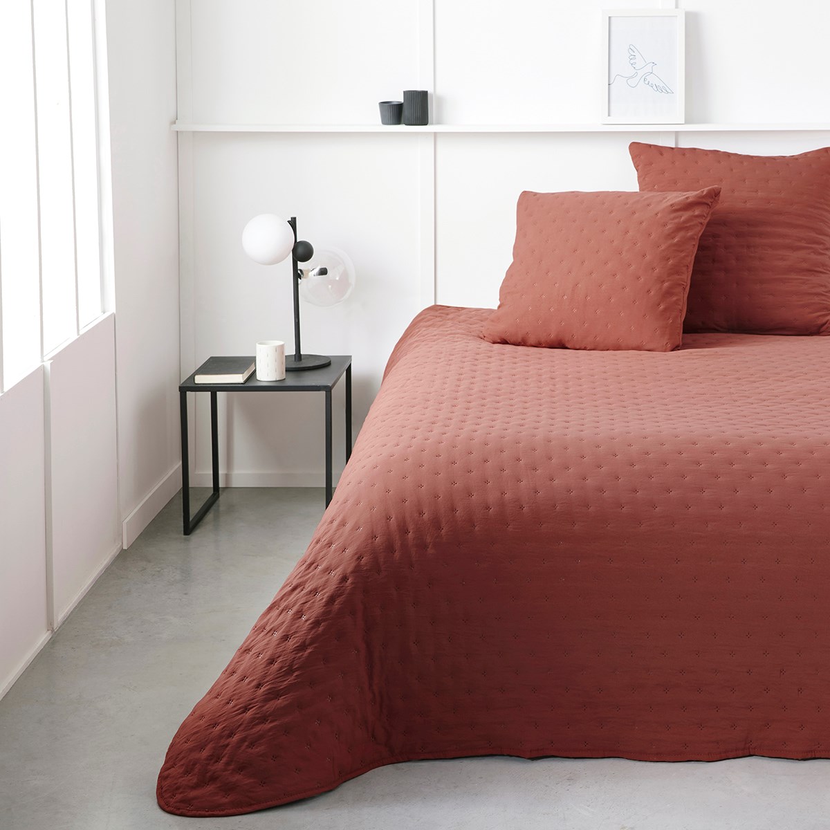 Boutis bedspread TODAY LINGE DE MAISON Red