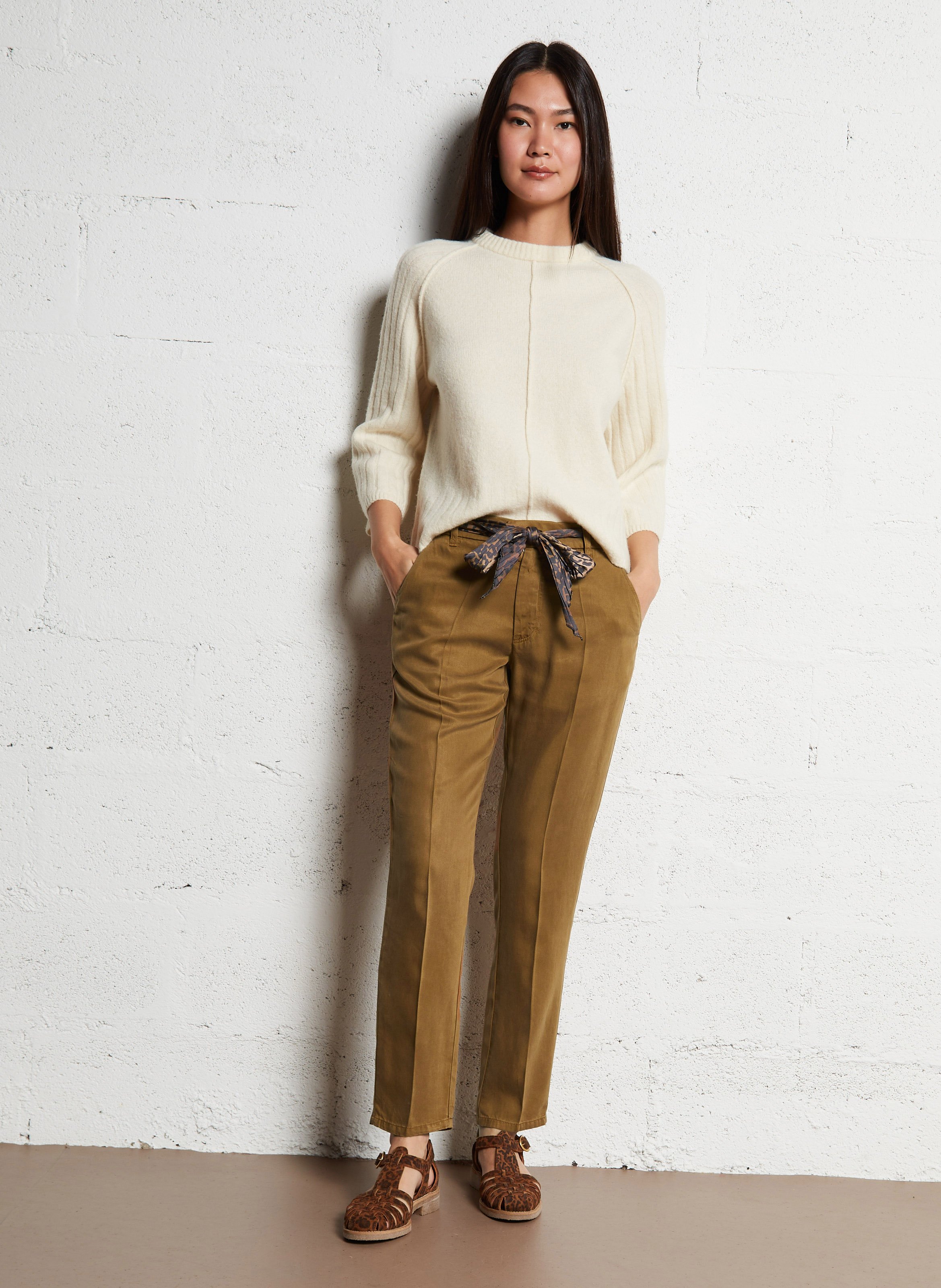 Aouda flat leather sandals MAISON TOUFET Multicolored