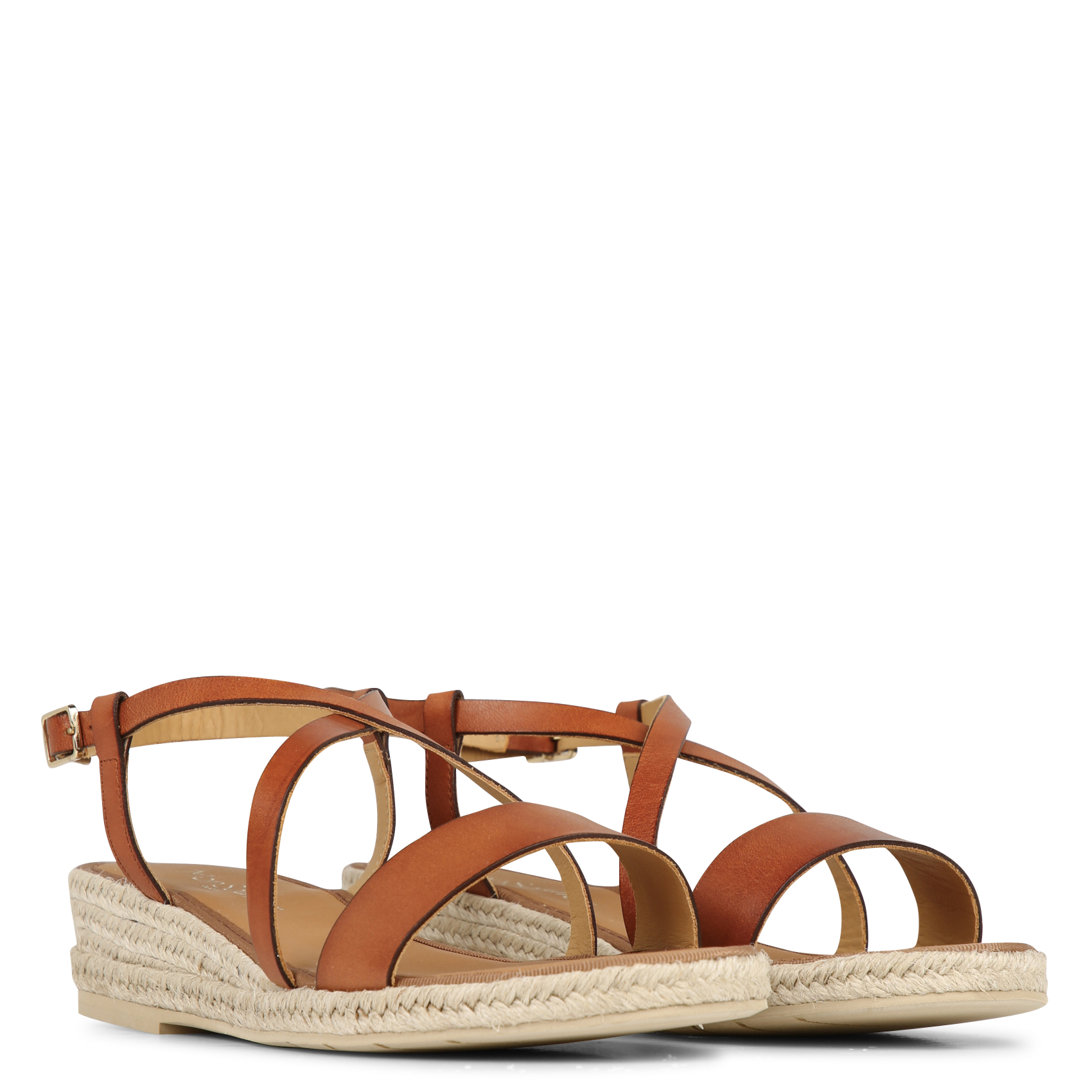Espadrilles van leer MON SOULIER Bruin