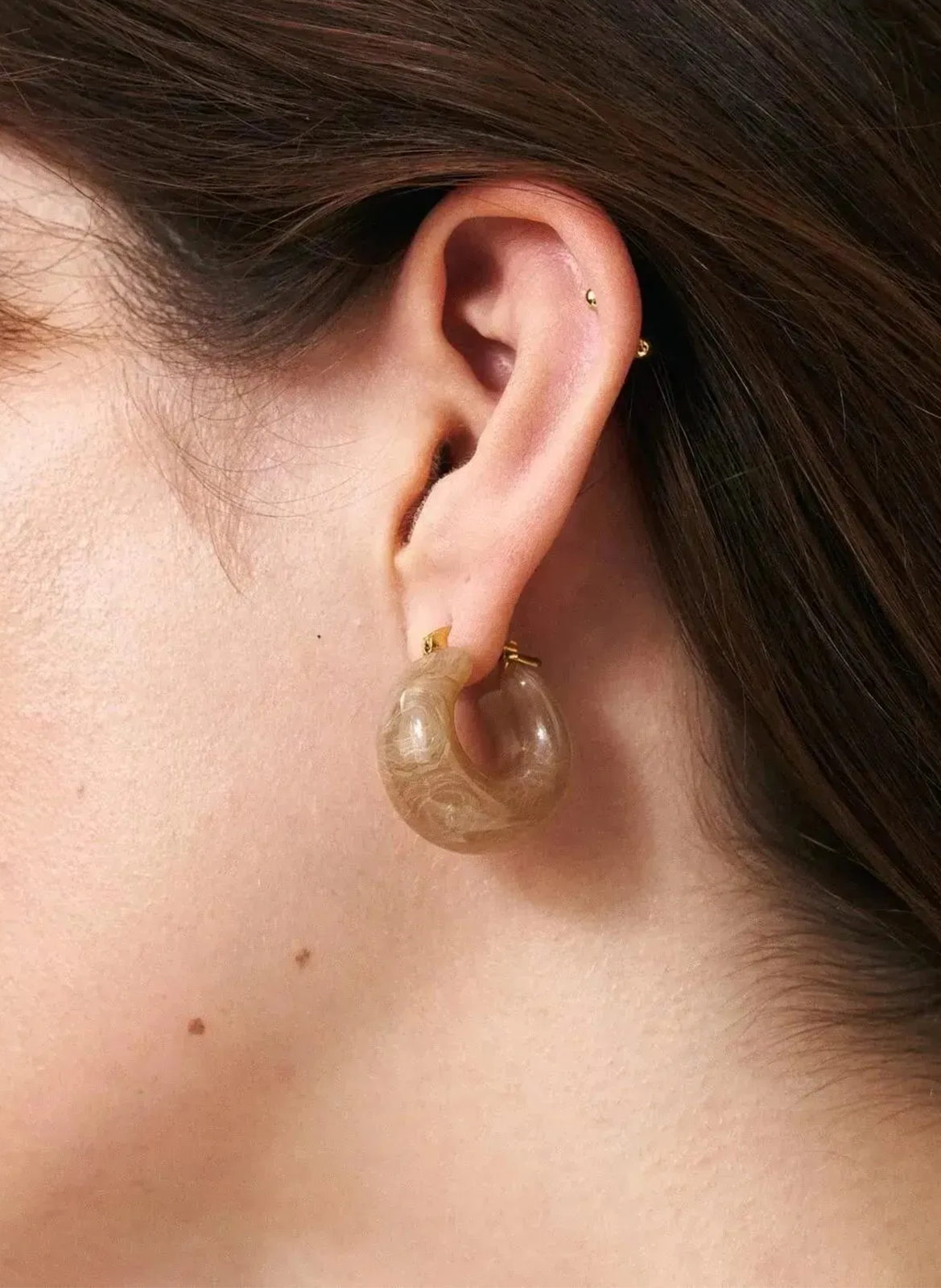 Kreolen VANESSA BARONI Beige