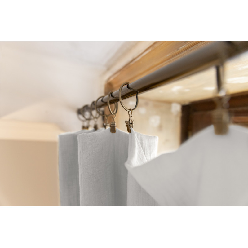 Blackout and Thermal Curtains L'EFFET PAPILLON Grey