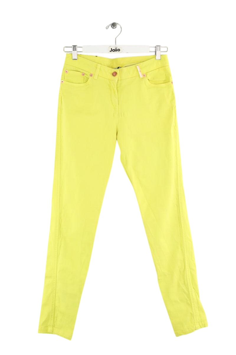 Cotton straight jeans KENZO - SECONDE MAIN Yellow