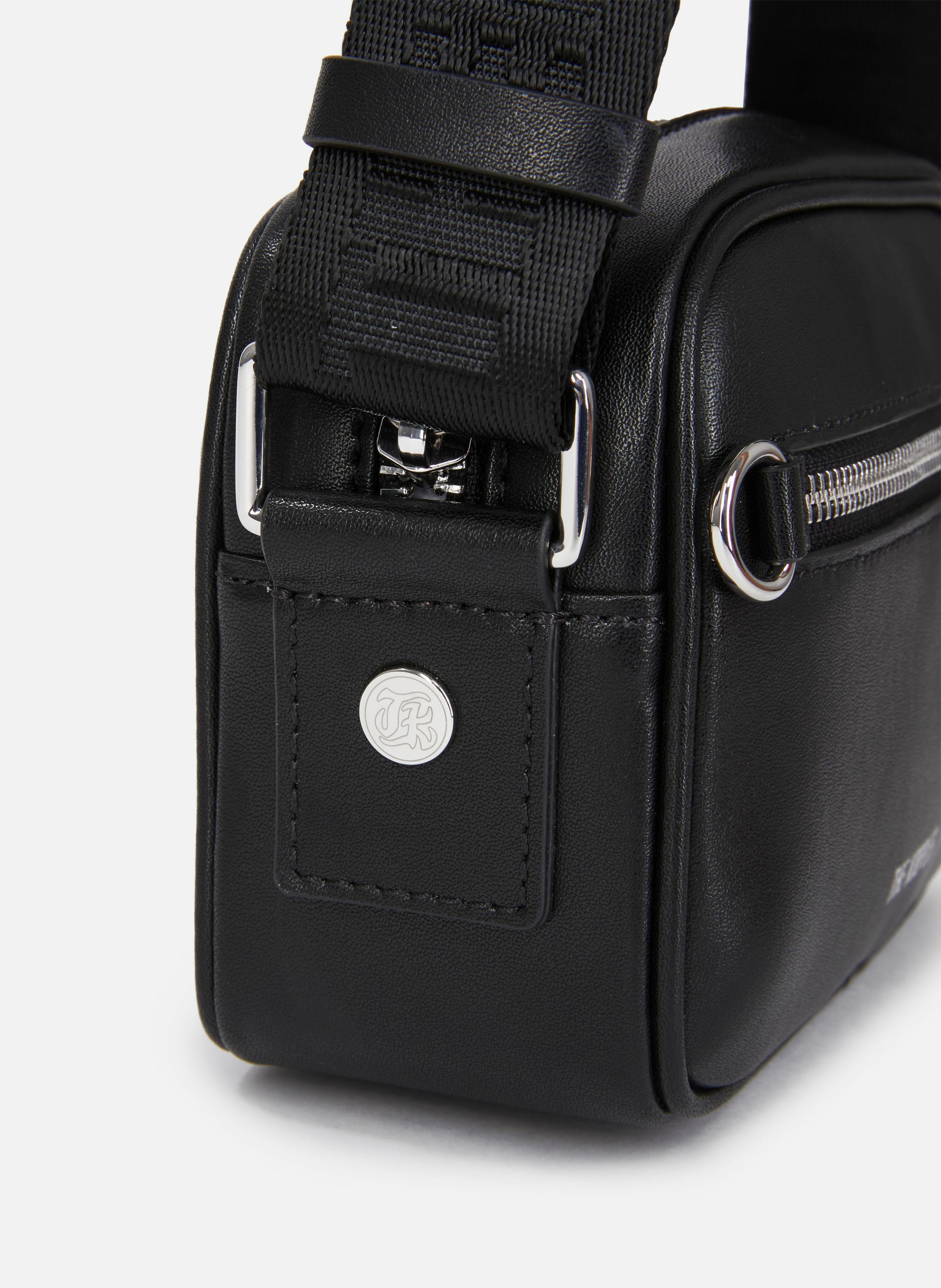 Small leather messenger bag THE KOOPLES Black