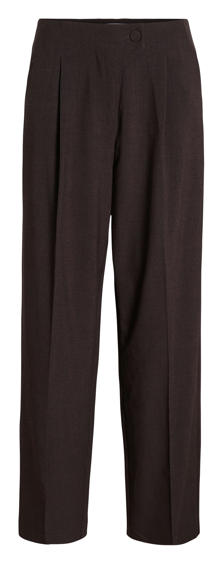Pantalon droit uni à pinces VILA Gris