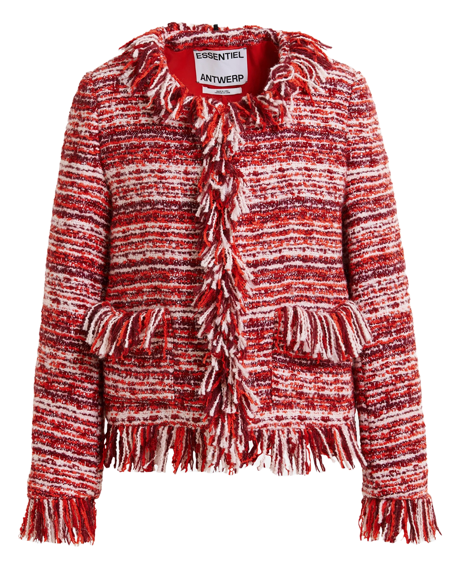 Veste col rond  ESSENTIEL ANTWERP Rouge